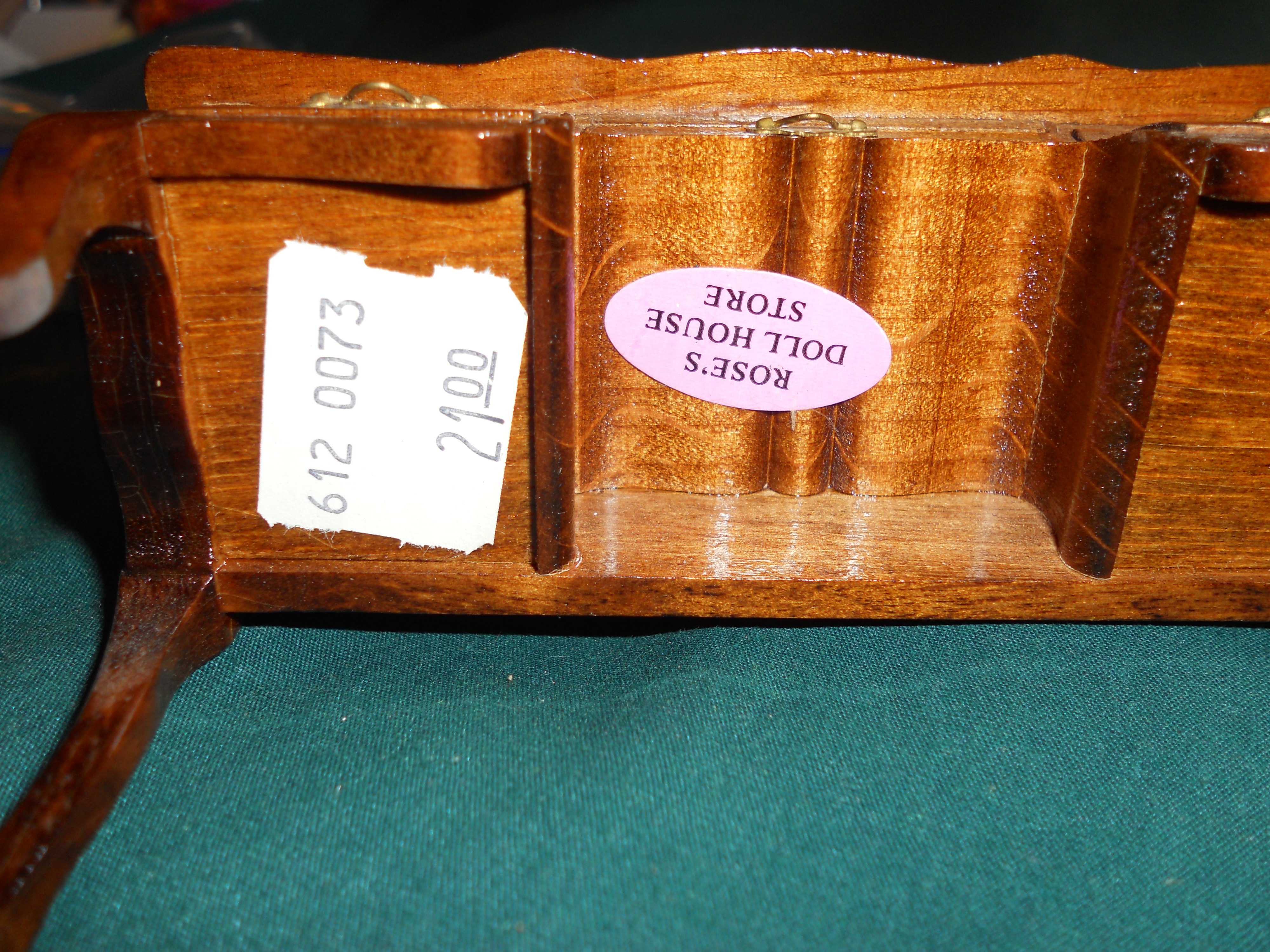 Doll House Furniture Wood Desk