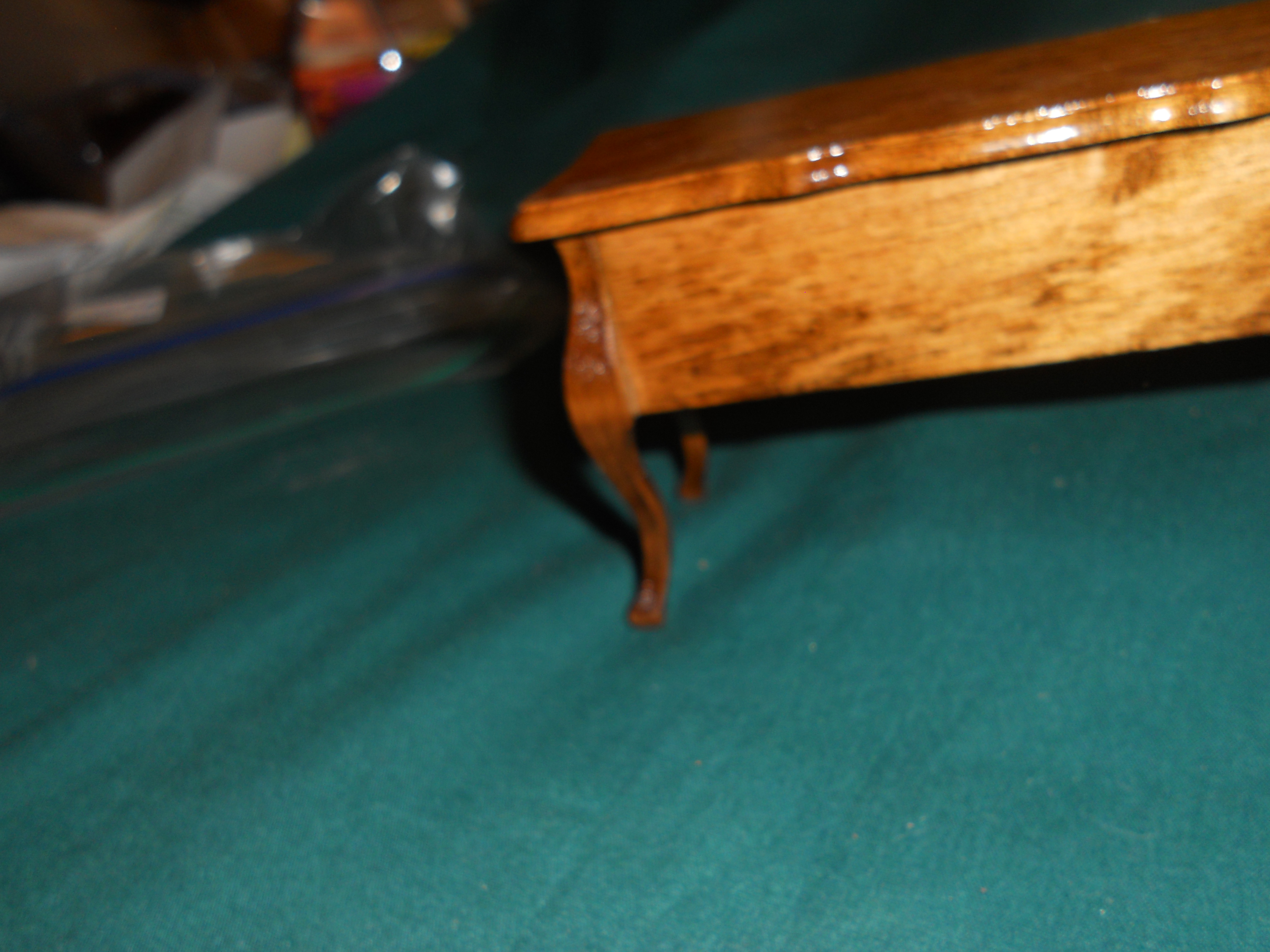Doll House Furniture Wood Desk