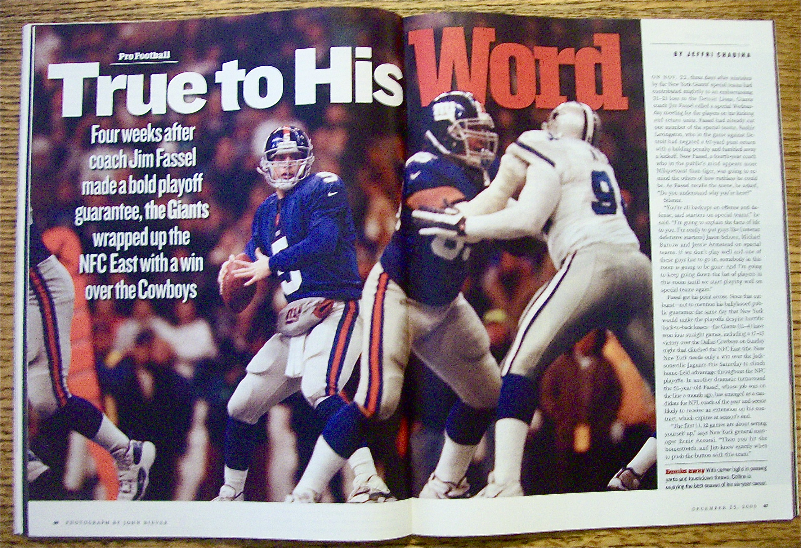 Sports Illustrated Magazine December 25, 2000 Chris R.