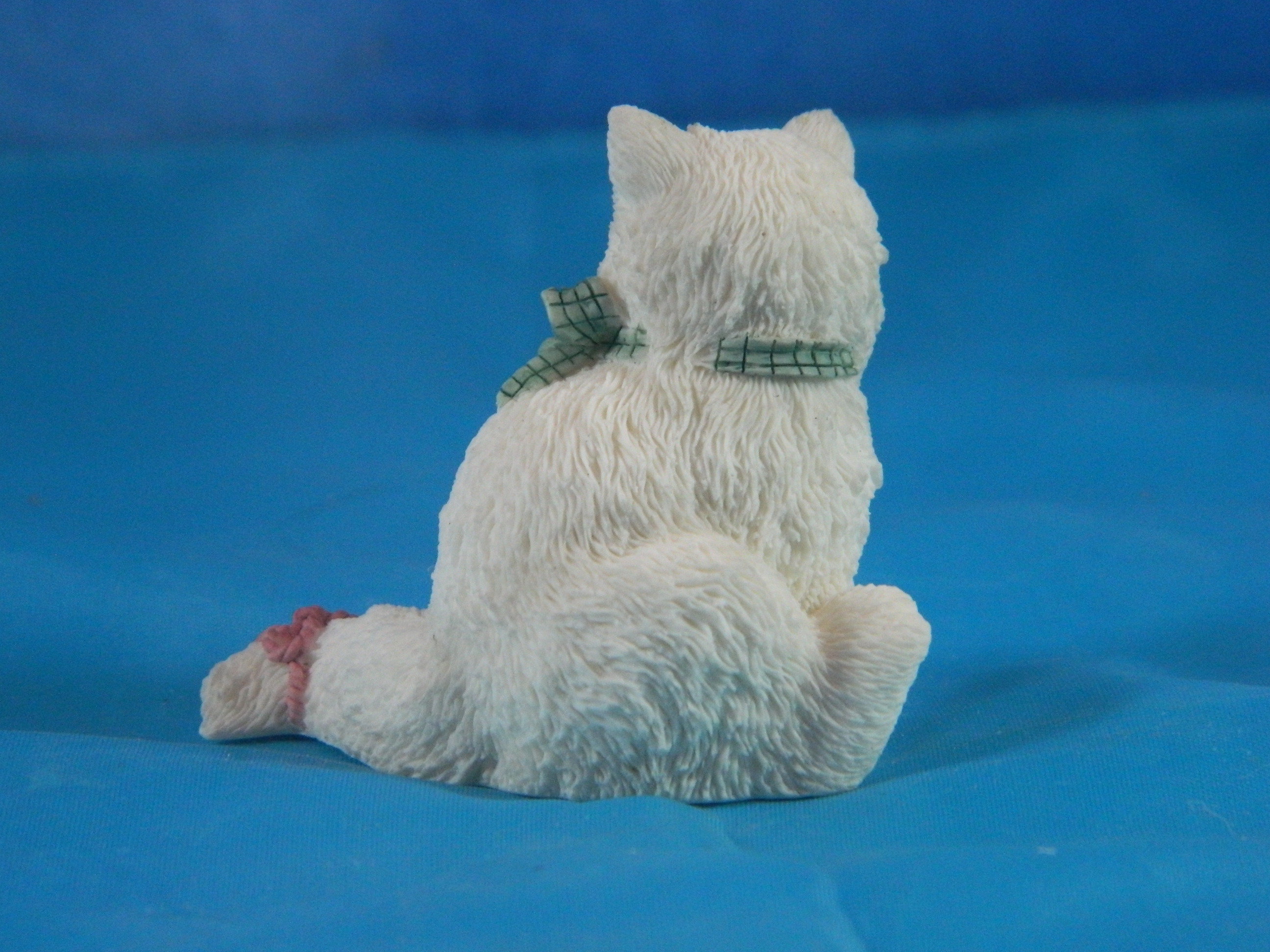 Enesco Calico Kittens White Persian Cat