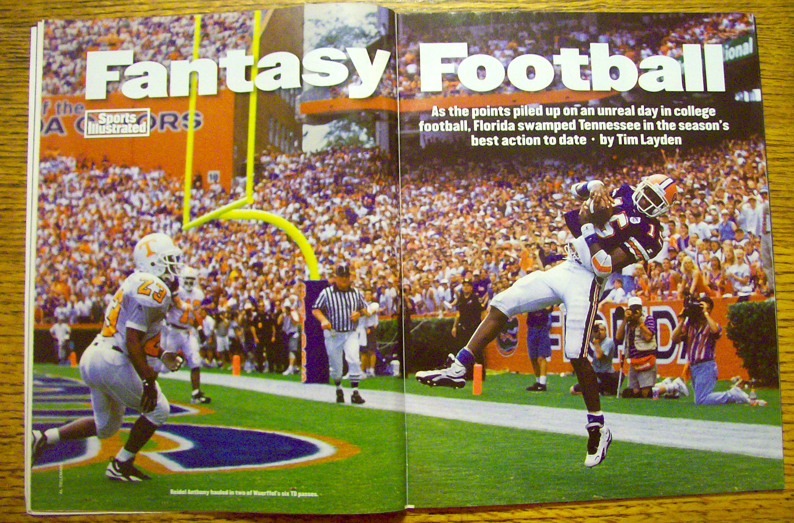 Sport Illustrated Magazine September 25, 1995 Wuerffel