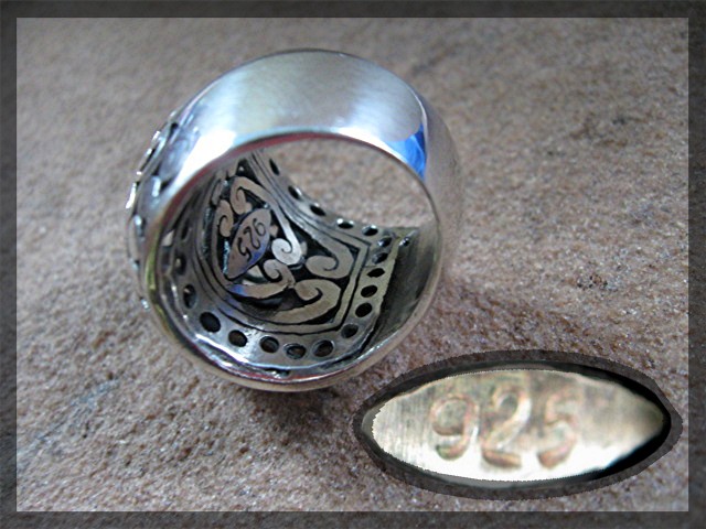 Bali Ring Sterling Silver Filigree Dome