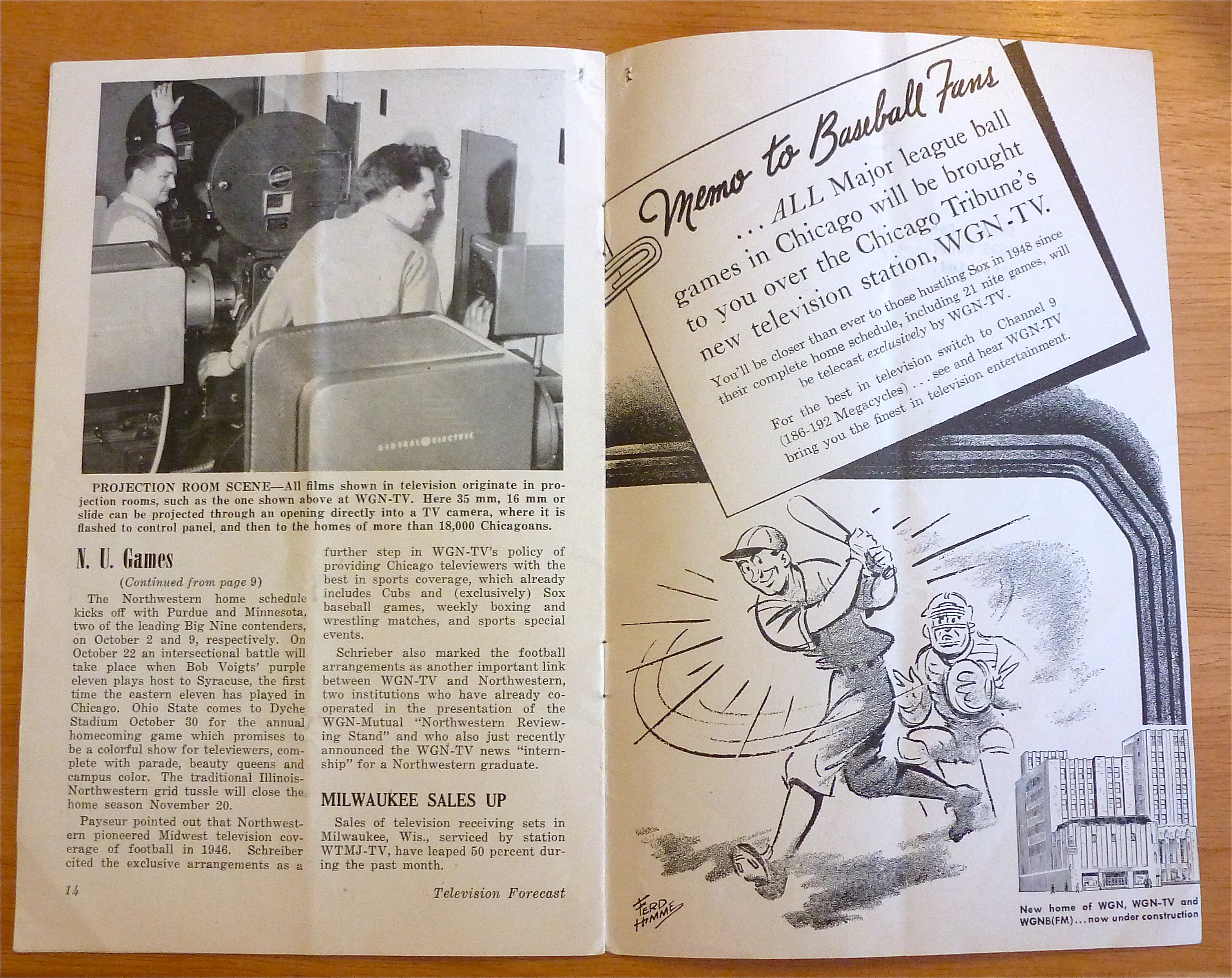 1948 Chicago Television Forecast Vol.1-#5 Woman's World