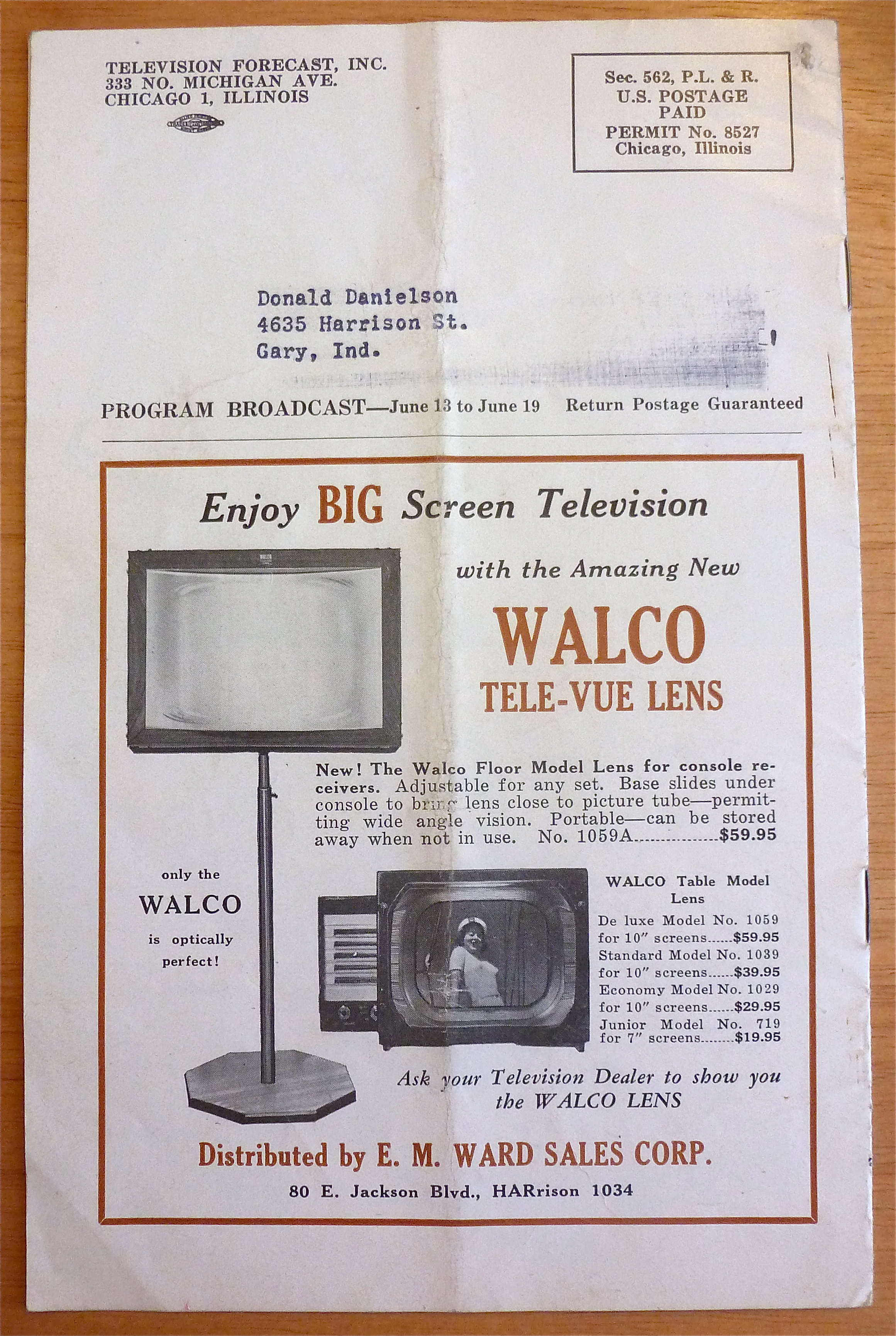 1948 Chicago Television Forecast Vol.1-#5 Woman's World
