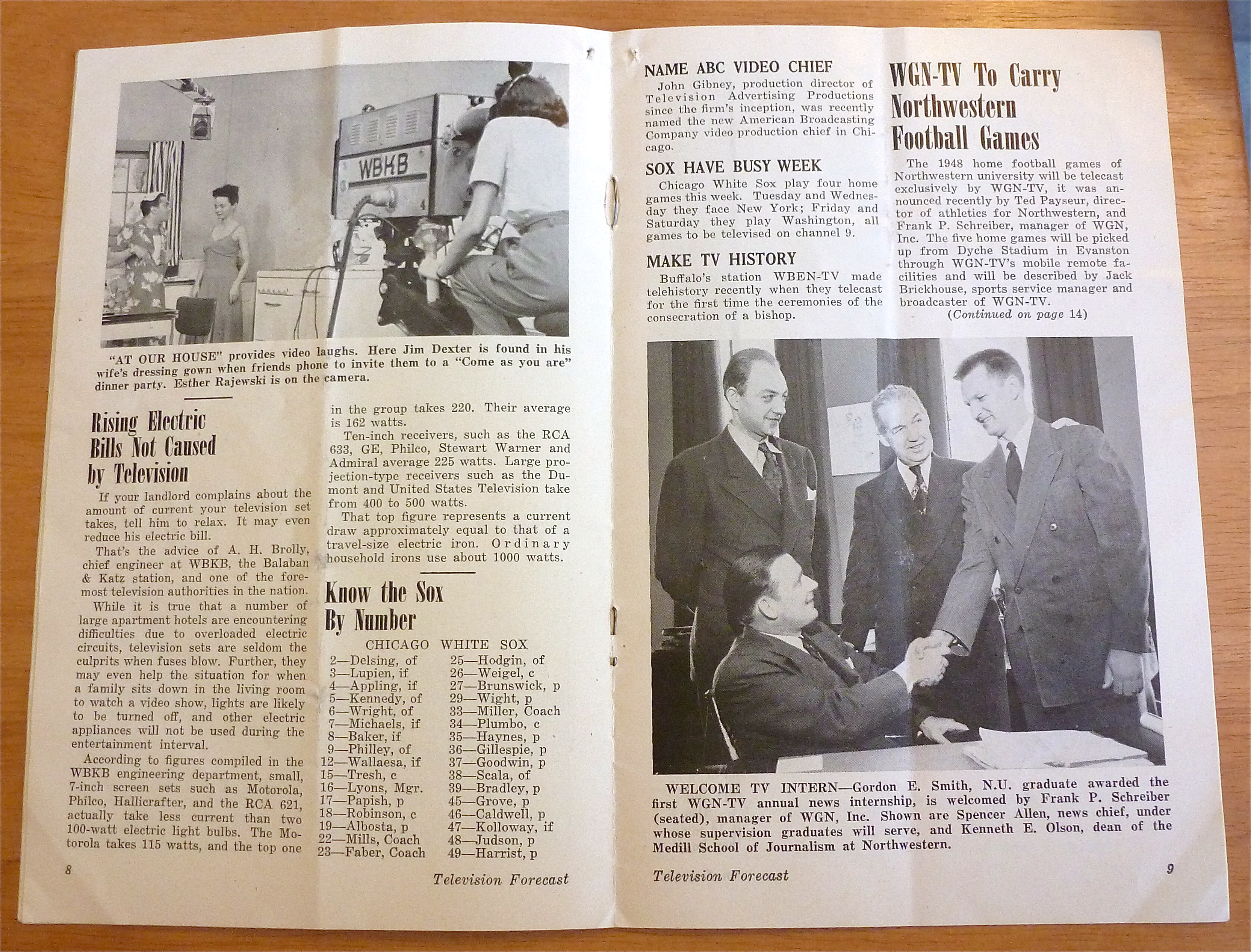 1948 Chicago Television Forecast Vol.1-#5 Woman's World