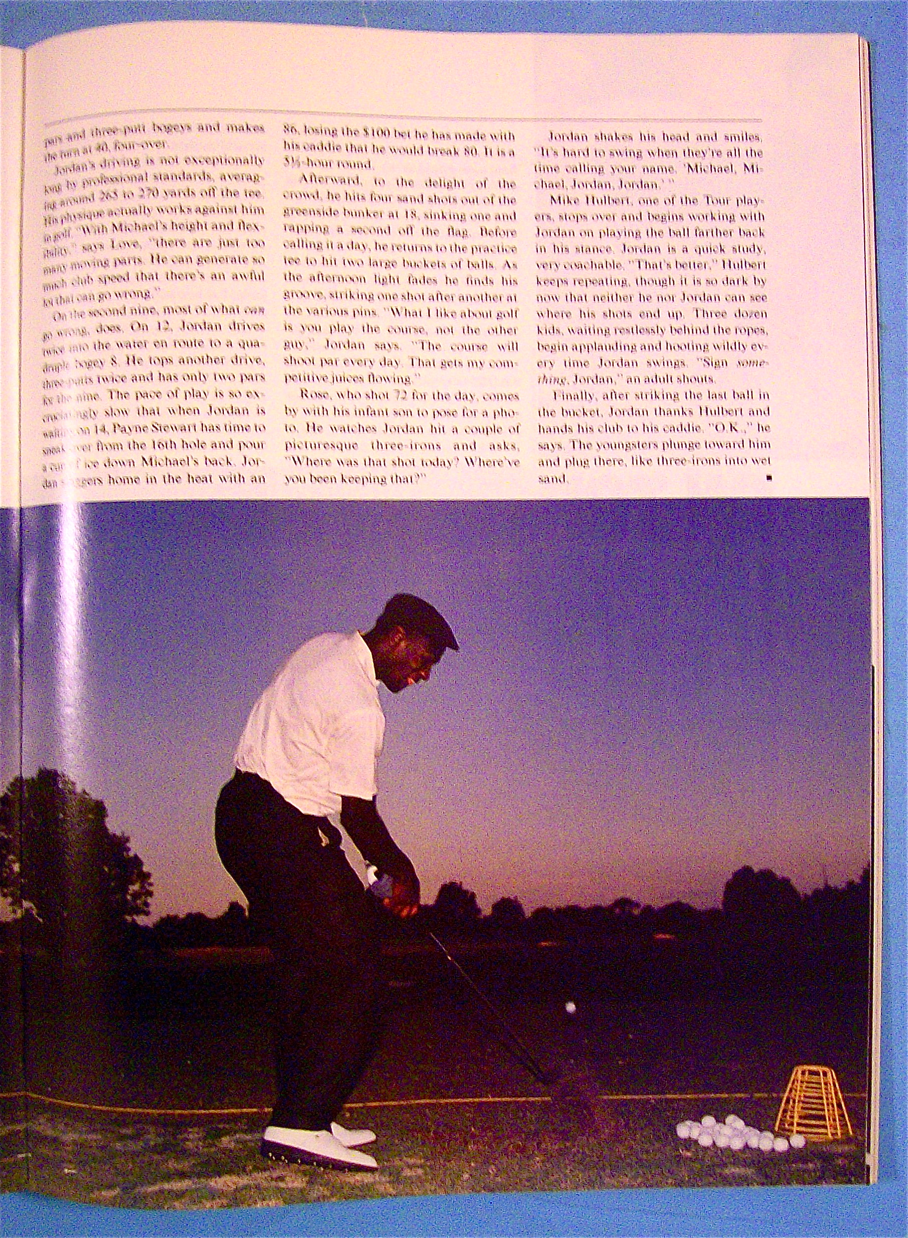 Sports Illustrated Magazine August 14, 1989 Jordan/Golf