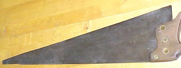Disston Early Arc Hand Stamp Logo Hand Saw 26 Inch