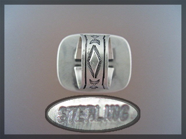 Carico Lake  Green Turquoise Sterling Silver Ring