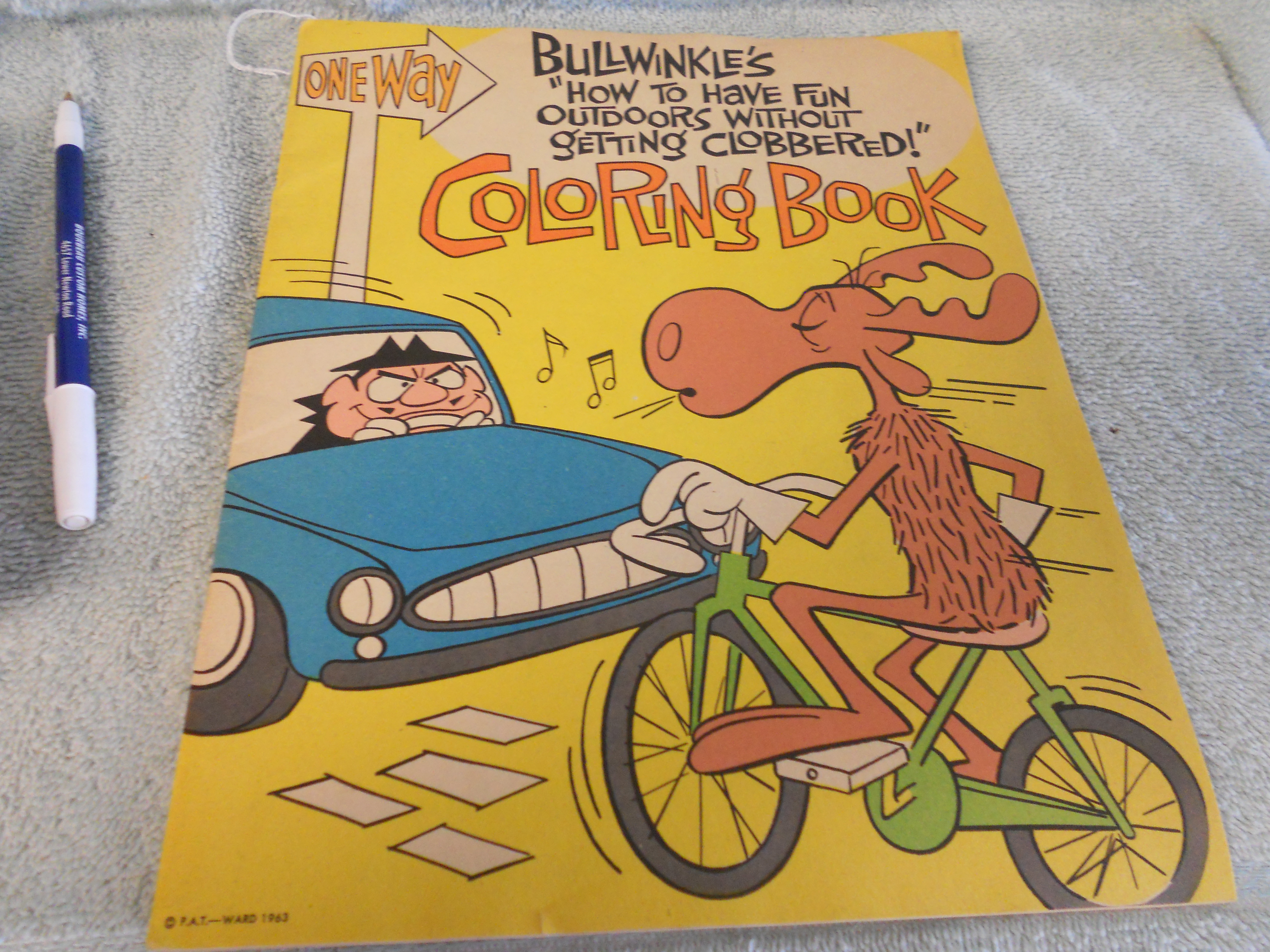 Bullwinkle's Coloring Book How to Have Fun Outdoors