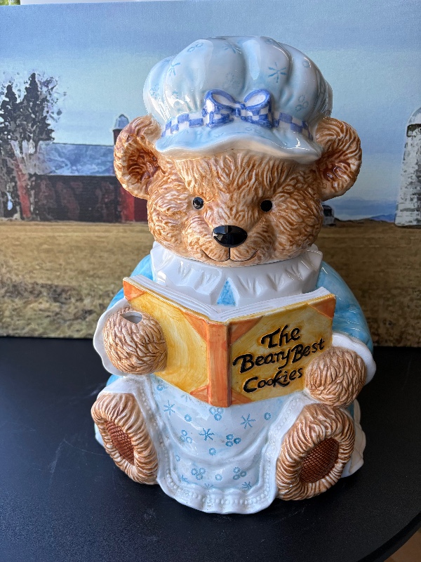 Treasurecraft Beary Best Bear Cookie Jar 1997