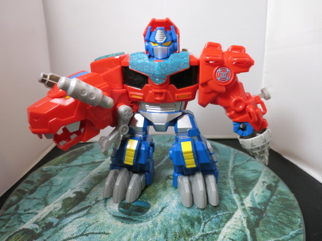 Playskool Heroes Transformers Rescue Bots Optimus Prime Robot 9
