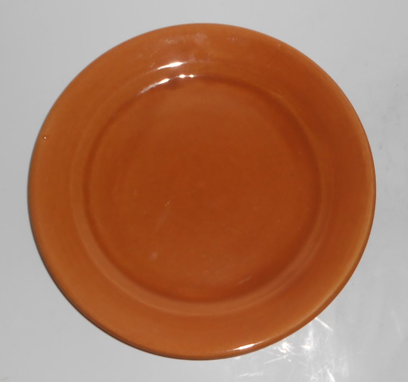 VINTAGE Bauer Pottery La Linda Gloss Brown Dinner Plate