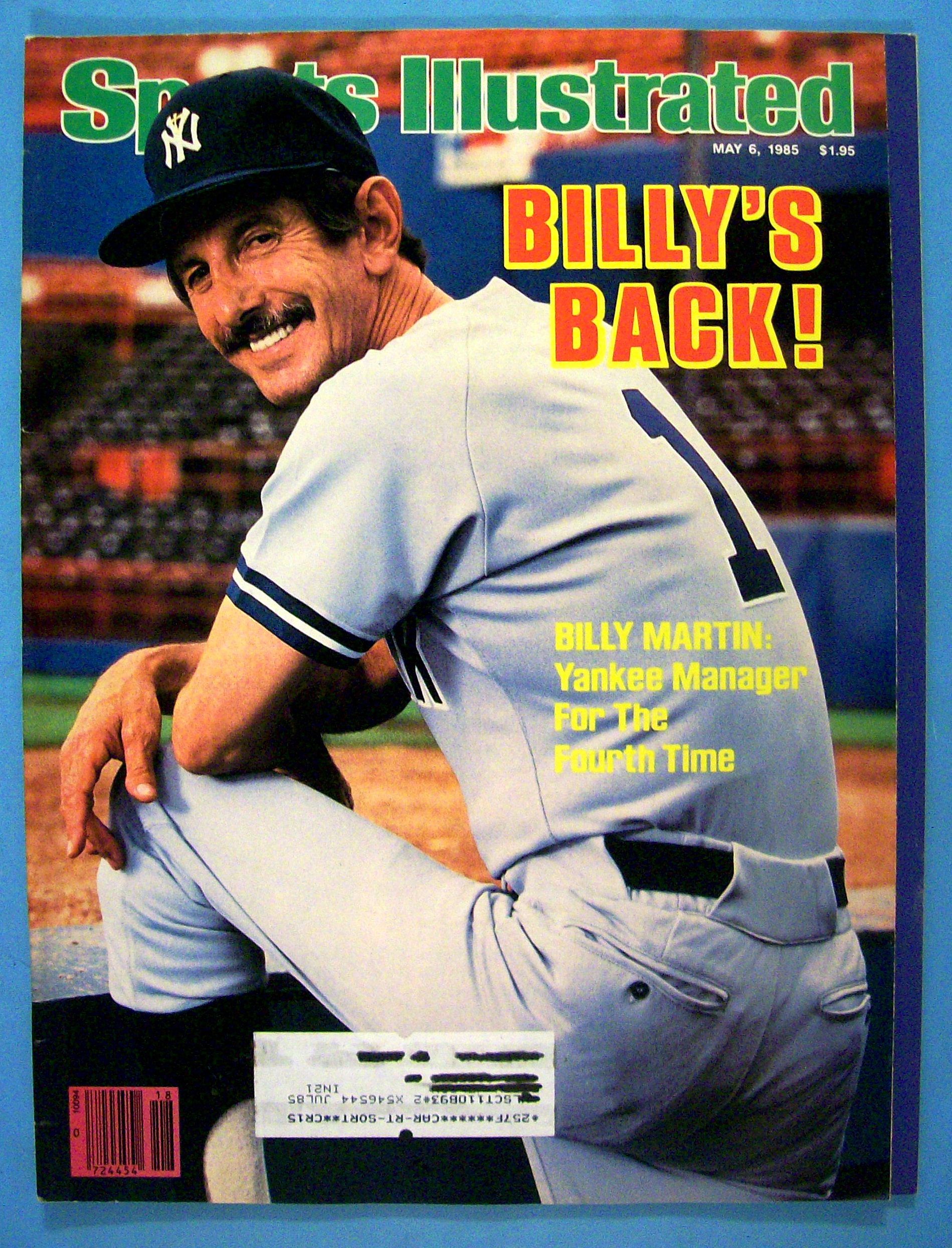 Sports Illustrated Magazine-May 6, 1985-Billy Martin