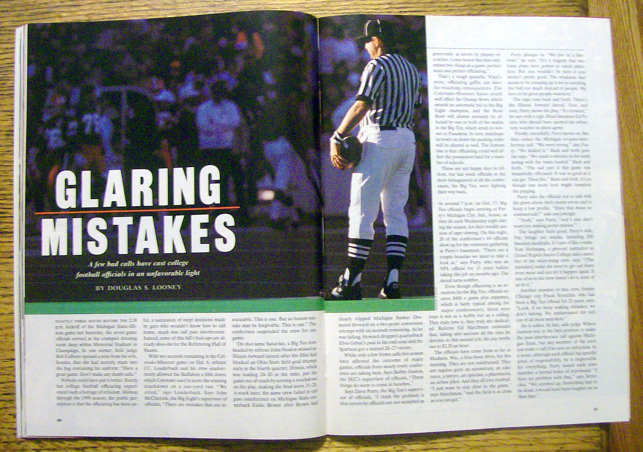 Sports Illustrated Magazine-October 29, 1990-Chris Sabo