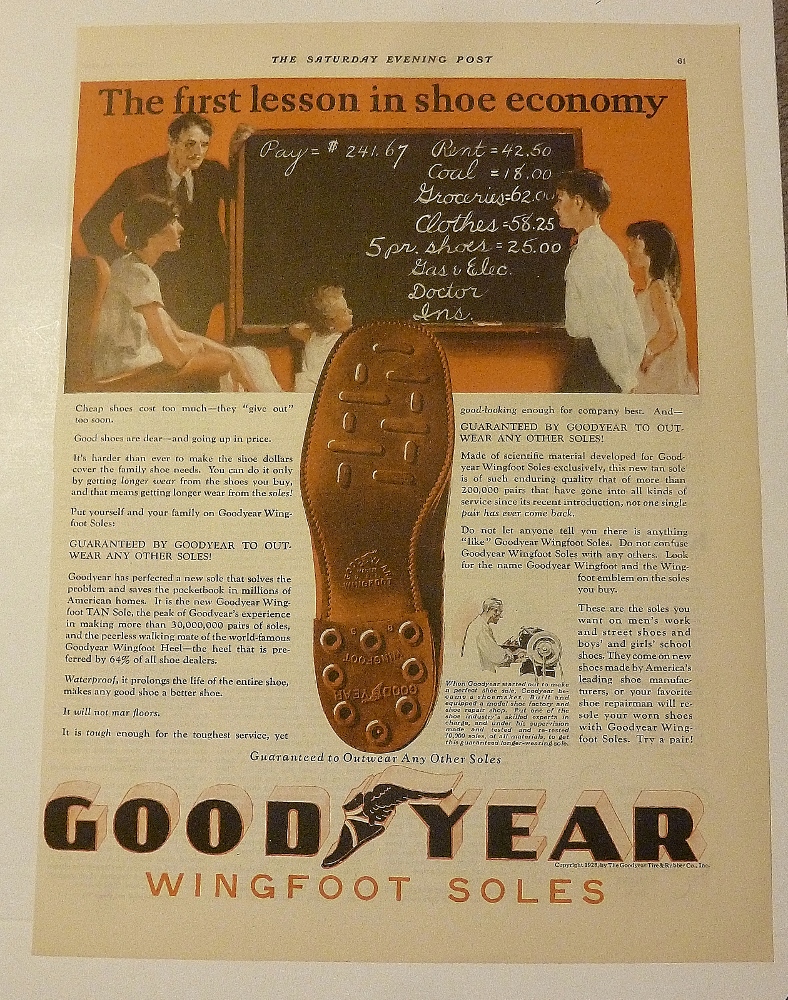 1928 Good Year Soles With Children In Class