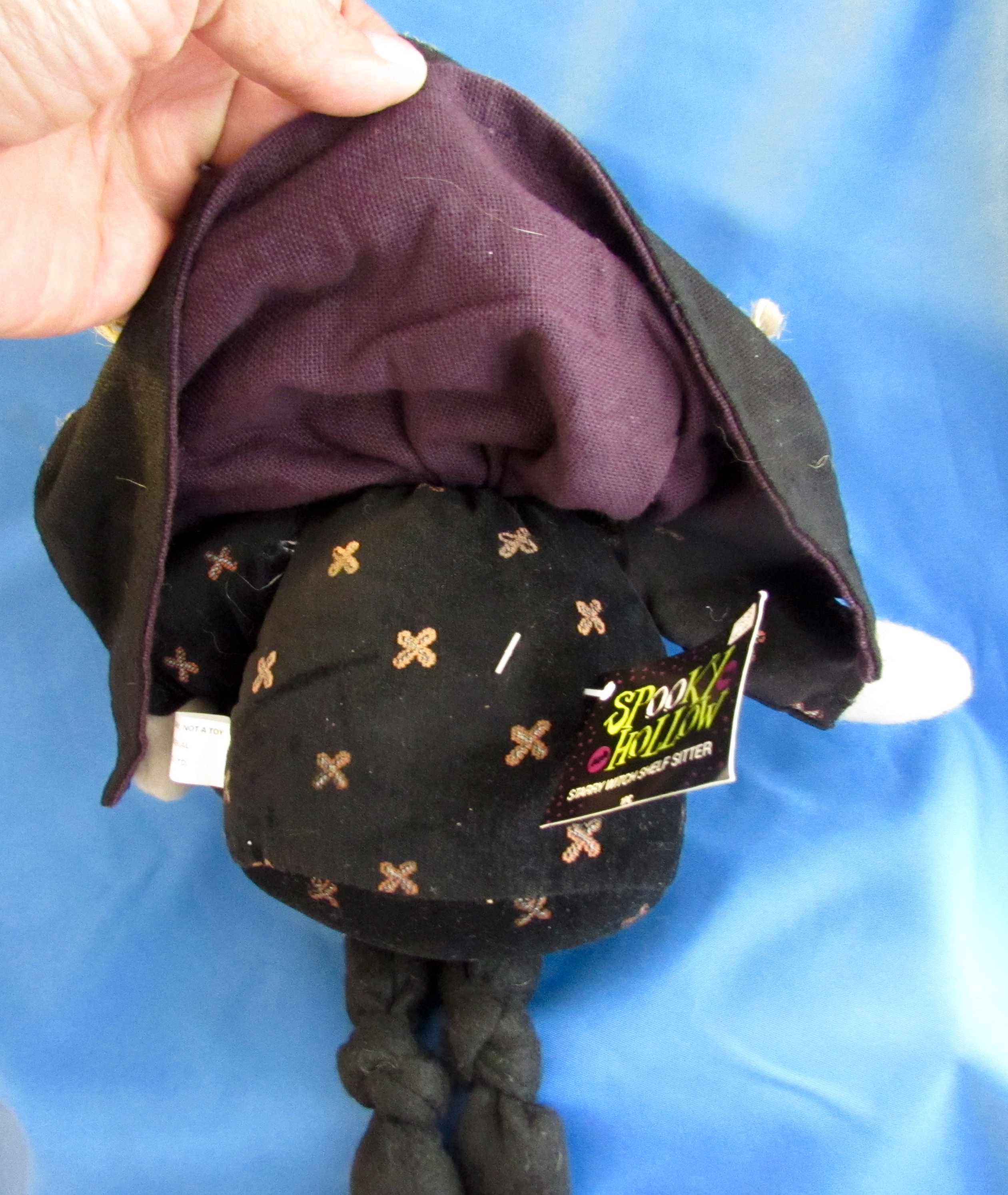 Spooky Hollow Starry Witch Shelf Sitter Cloth Doll 17 inch