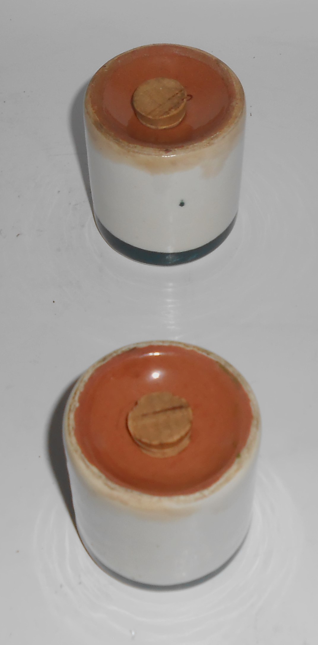 Stangl Pottery Terra Rose Flora Salt & Pepper Shaker Se