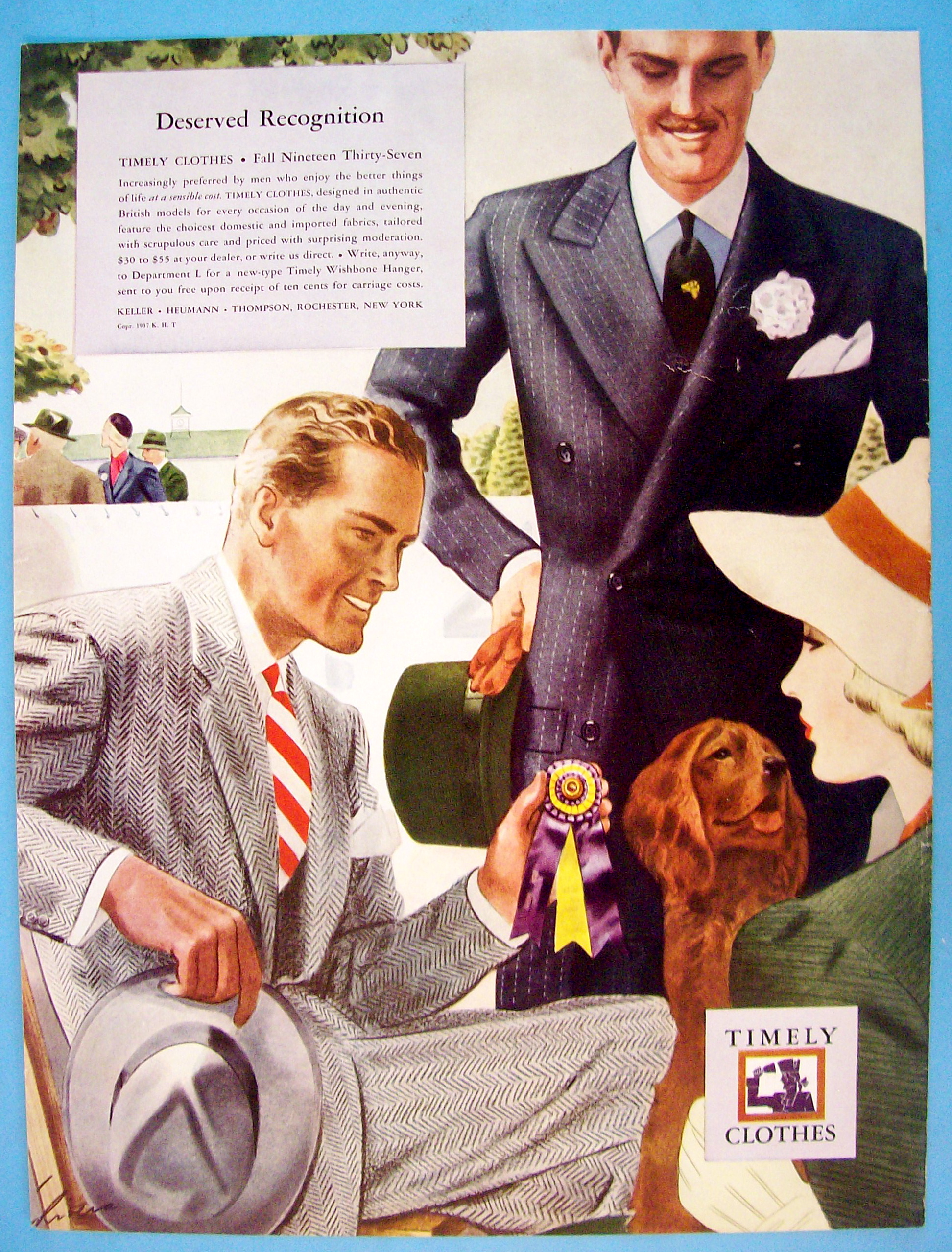 1937 Timely Clothes w/Men Wearing Suits