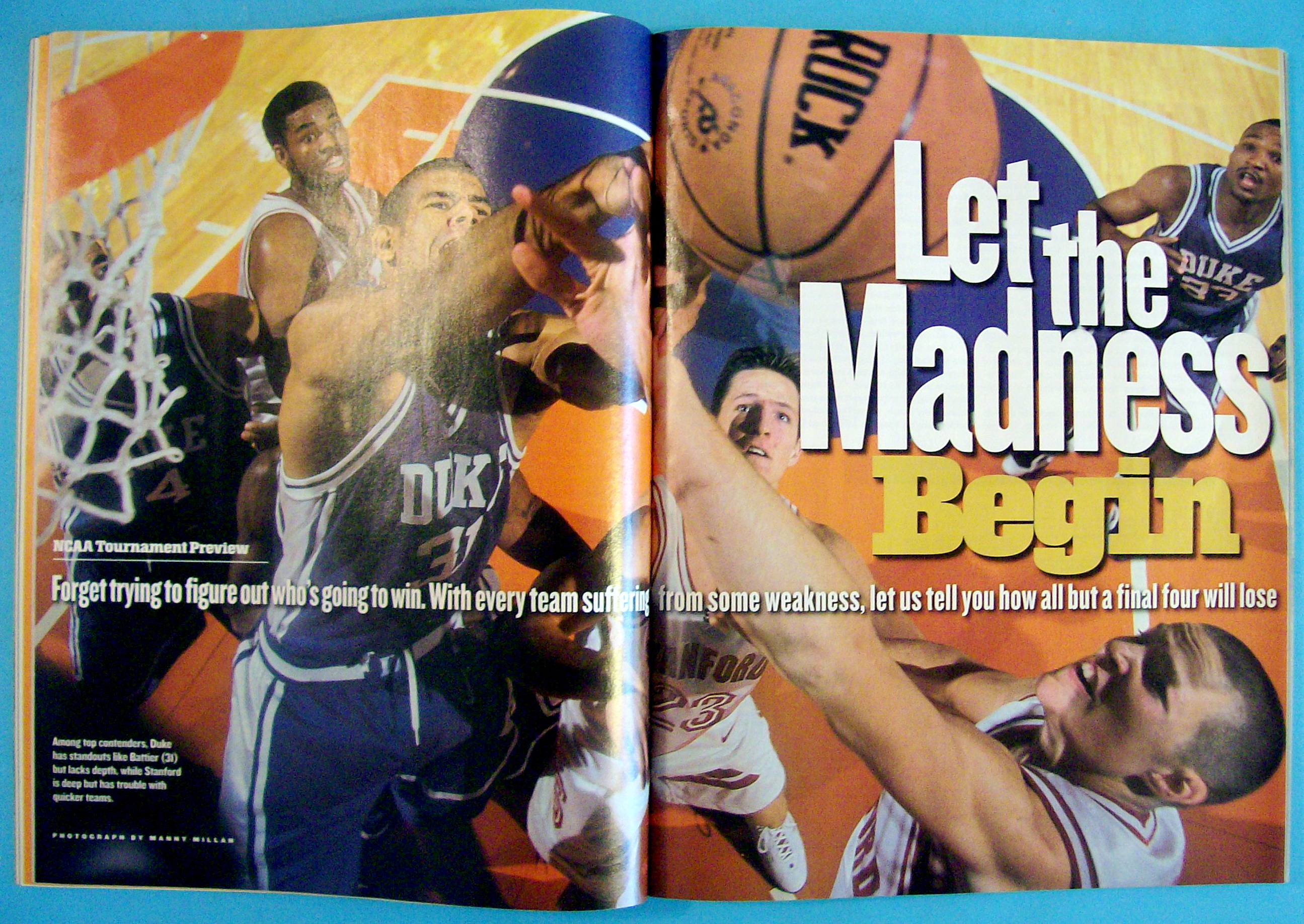 Sports Illustrated Magazine-March 20, 2000-Marcus Fizer