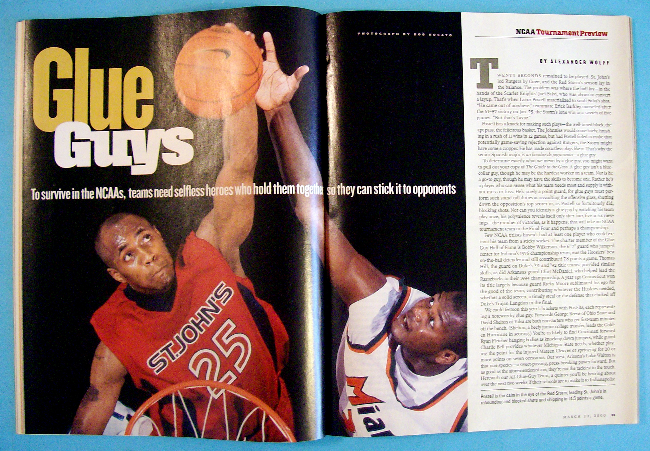 Sports Illustrated Magazine-March 20, 2000-Marcus Fizer