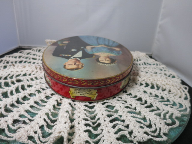 Queen Elizabeth Coronation Commemortive Tin 1958 Prince Phillip