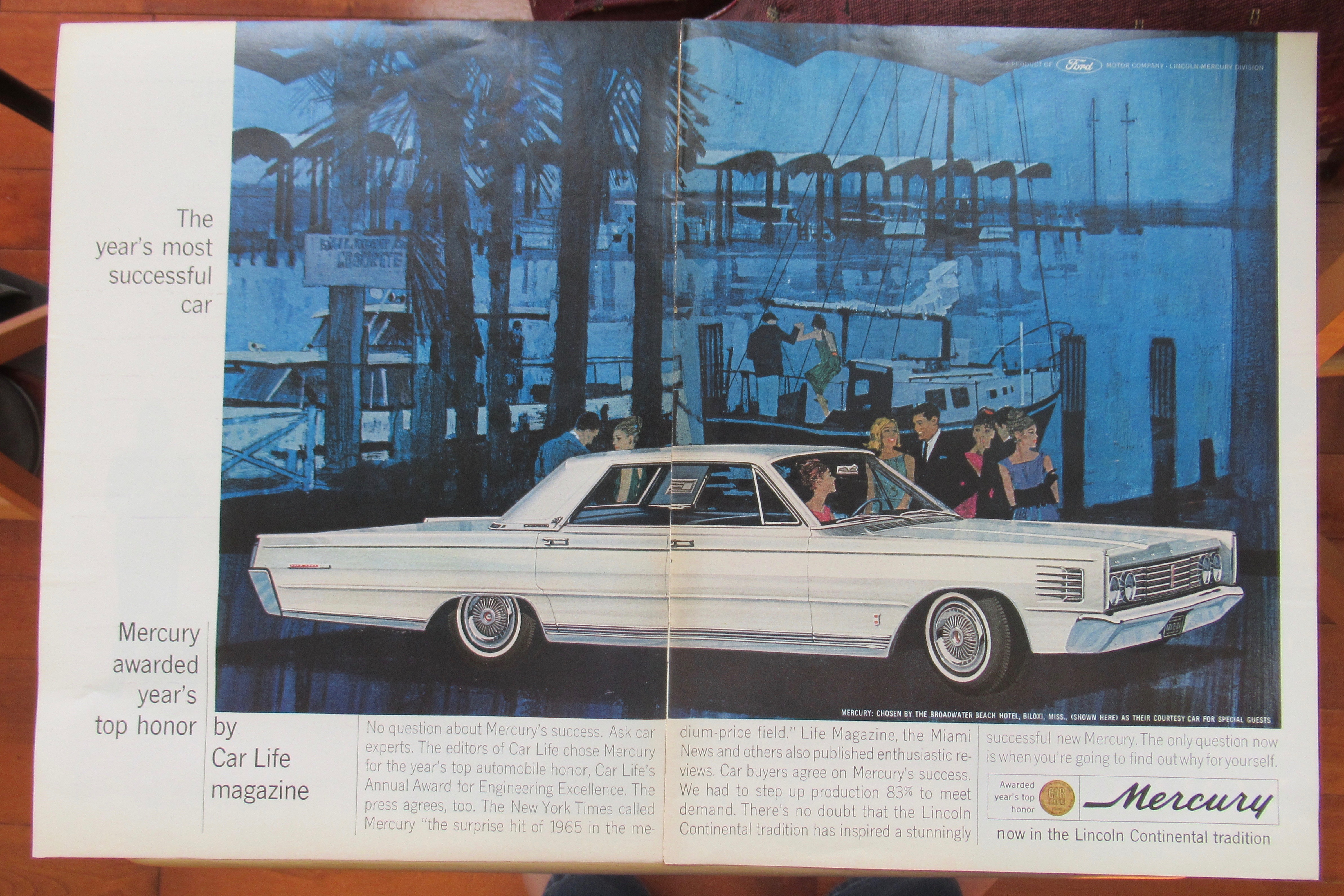 1965 Mercury Automobiles with the Lincoln Continental