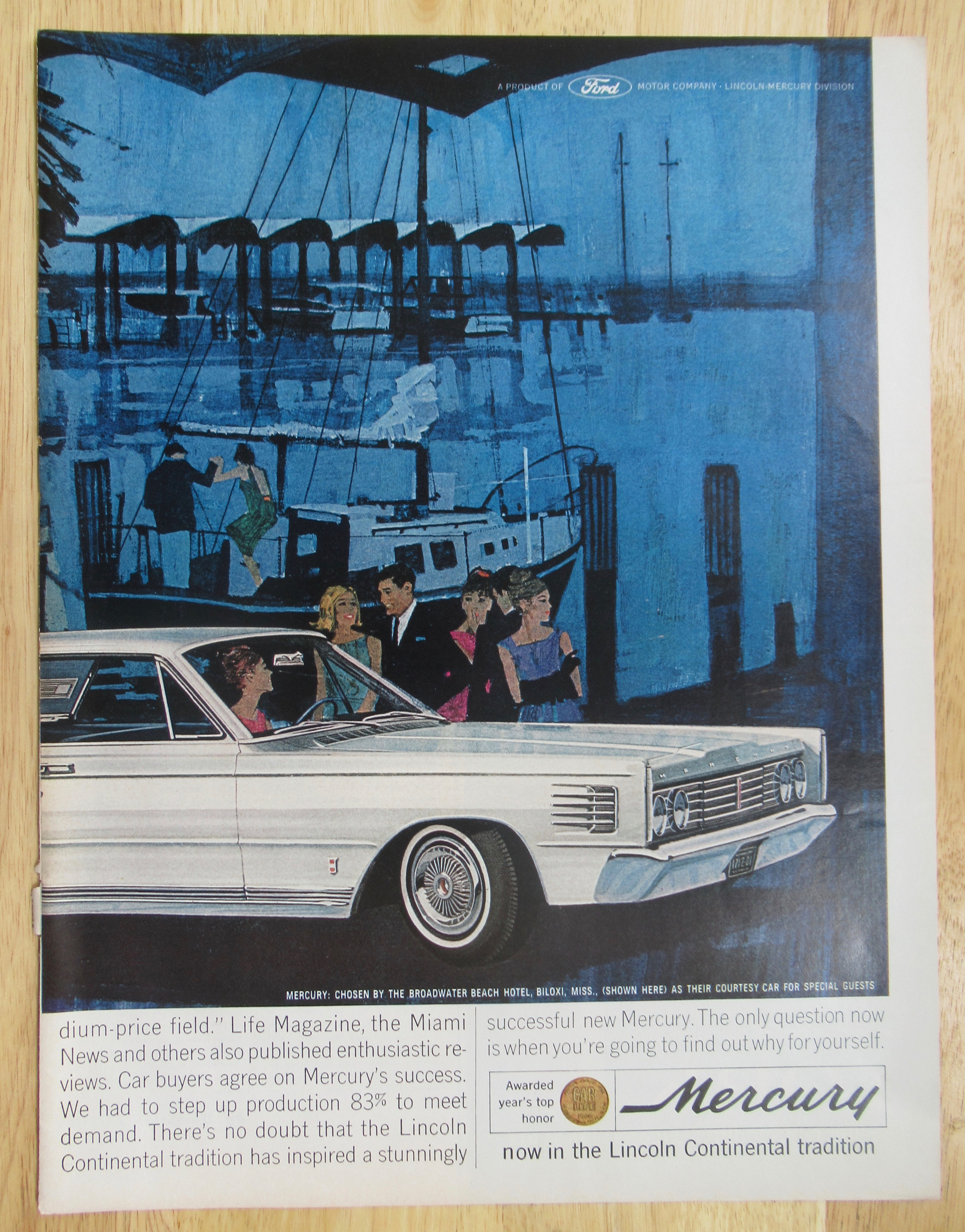 1965 Mercury Automobiles with the Lincoln Continental