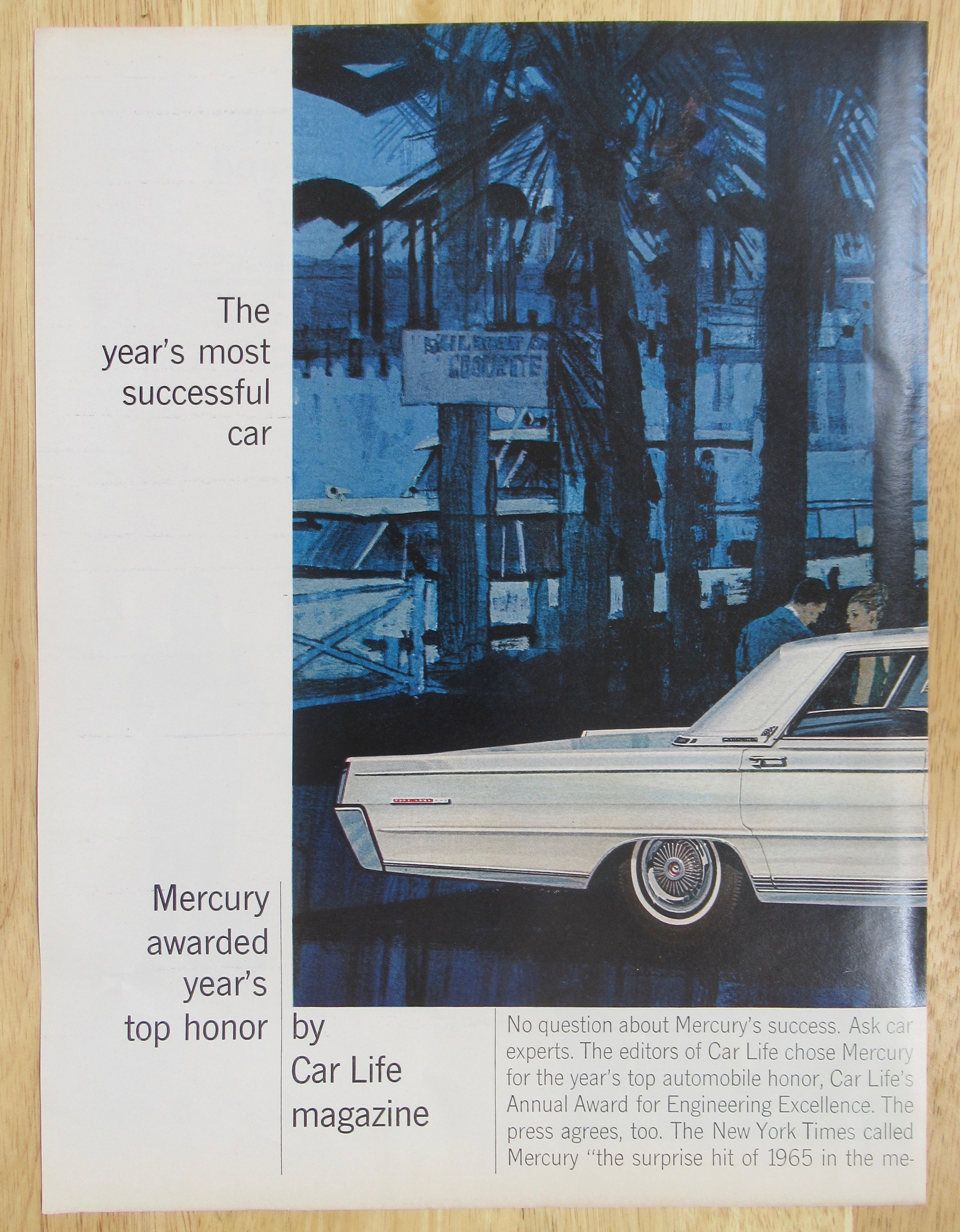 1965 Mercury Automobiles with the Lincoln Continental