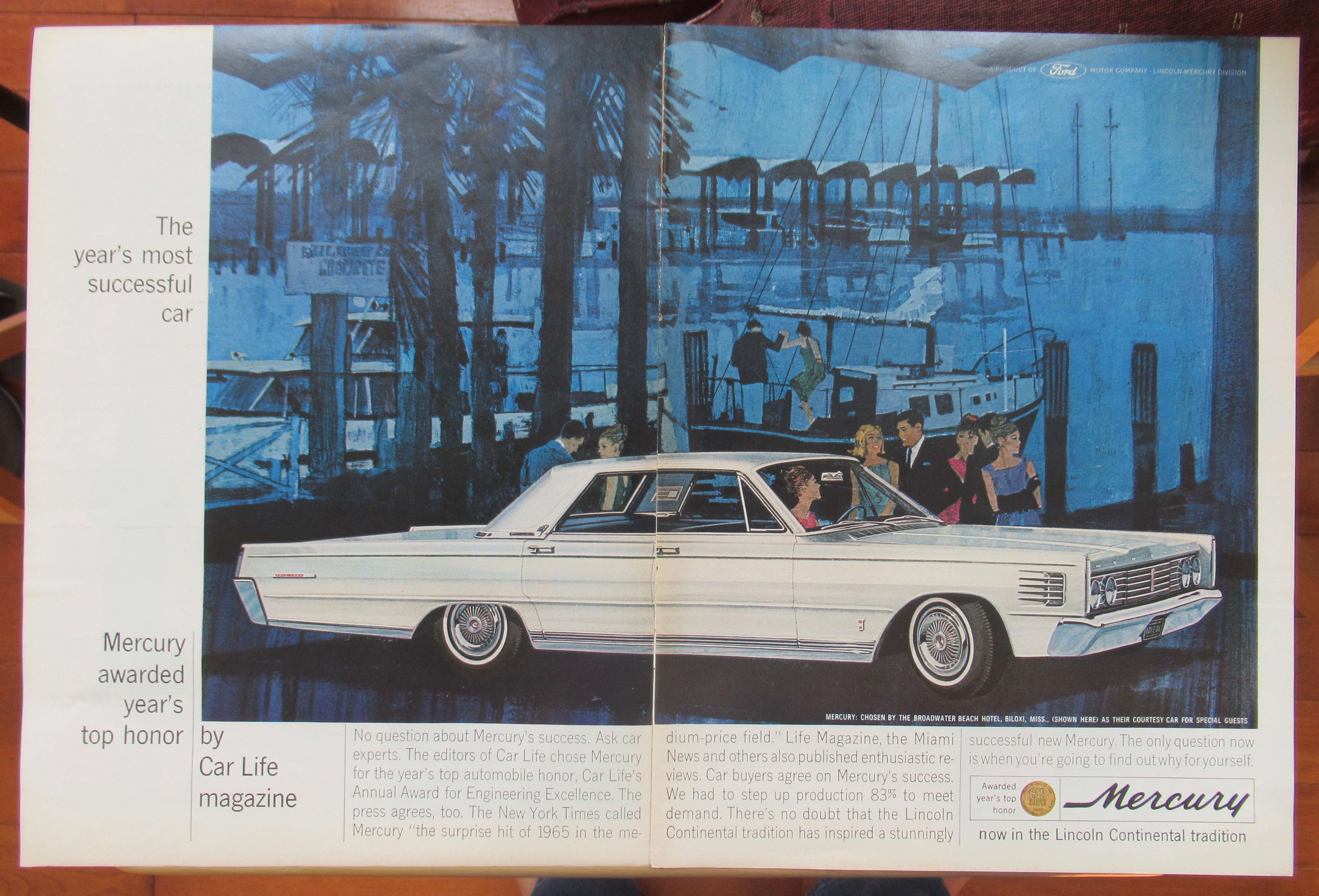 1965 Mercury Automobiles with the Lincoln Continental