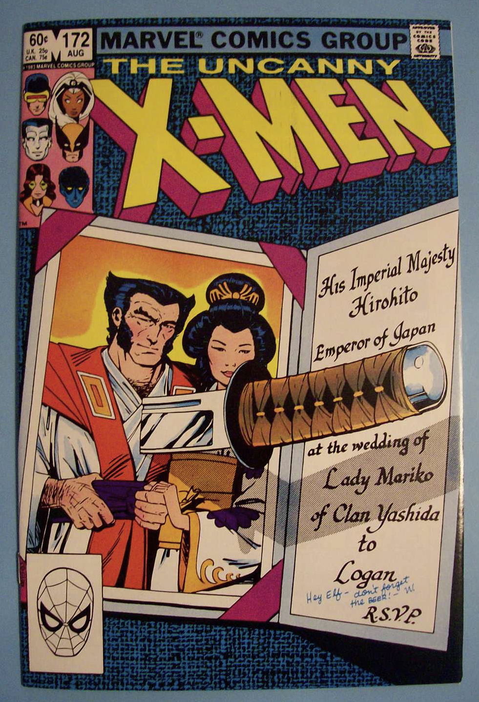 X - Men Comics - August 1983 - The Uncanny X-Men