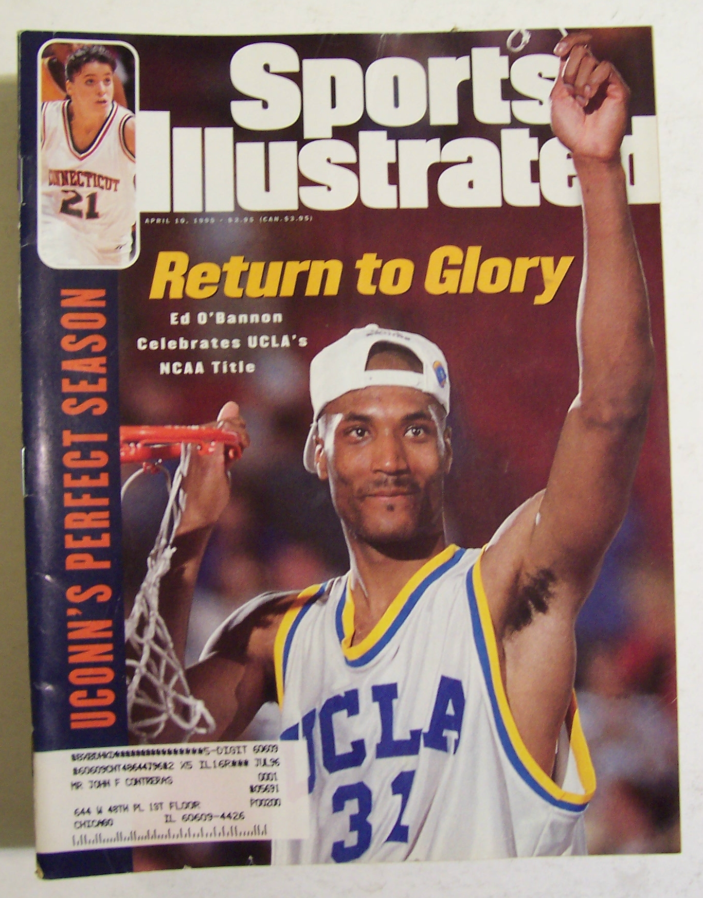 Sports Illustrated Magazine-April 10, 1995-Ed O' Bannon
