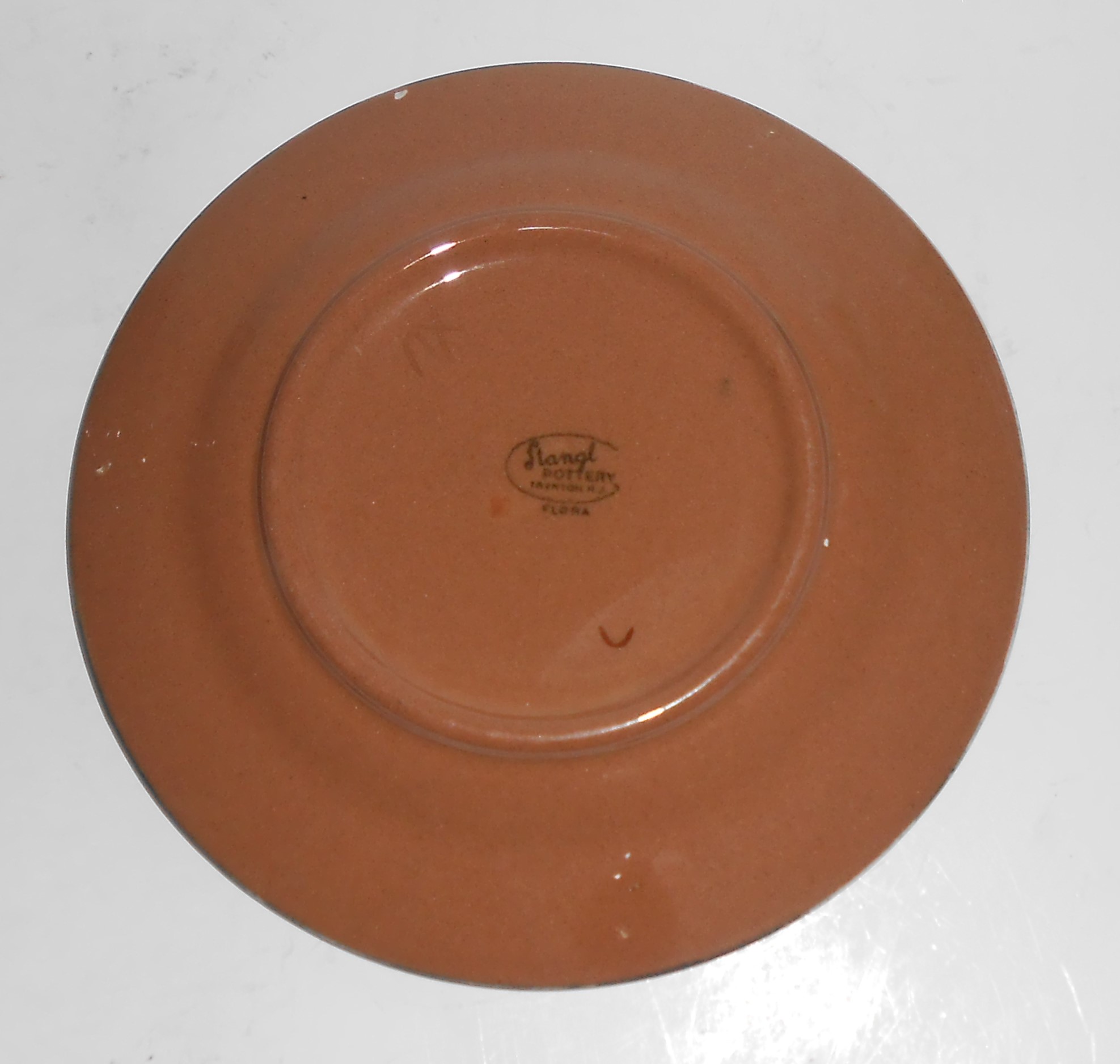 Stangl Pottery Terra Rose Flora Bread Plate