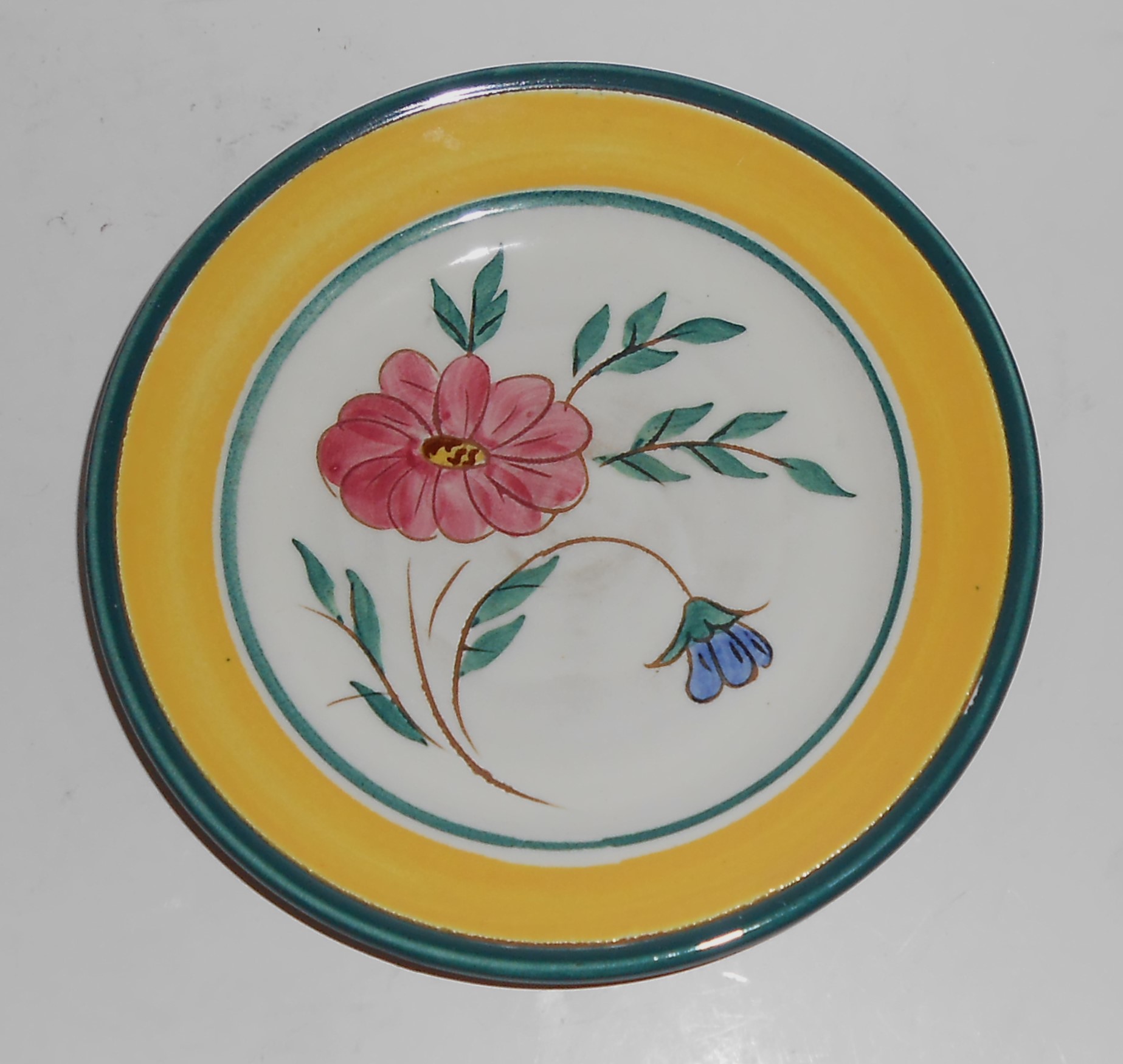 Stangl Pottery Terra Rose Flora Bread Plate