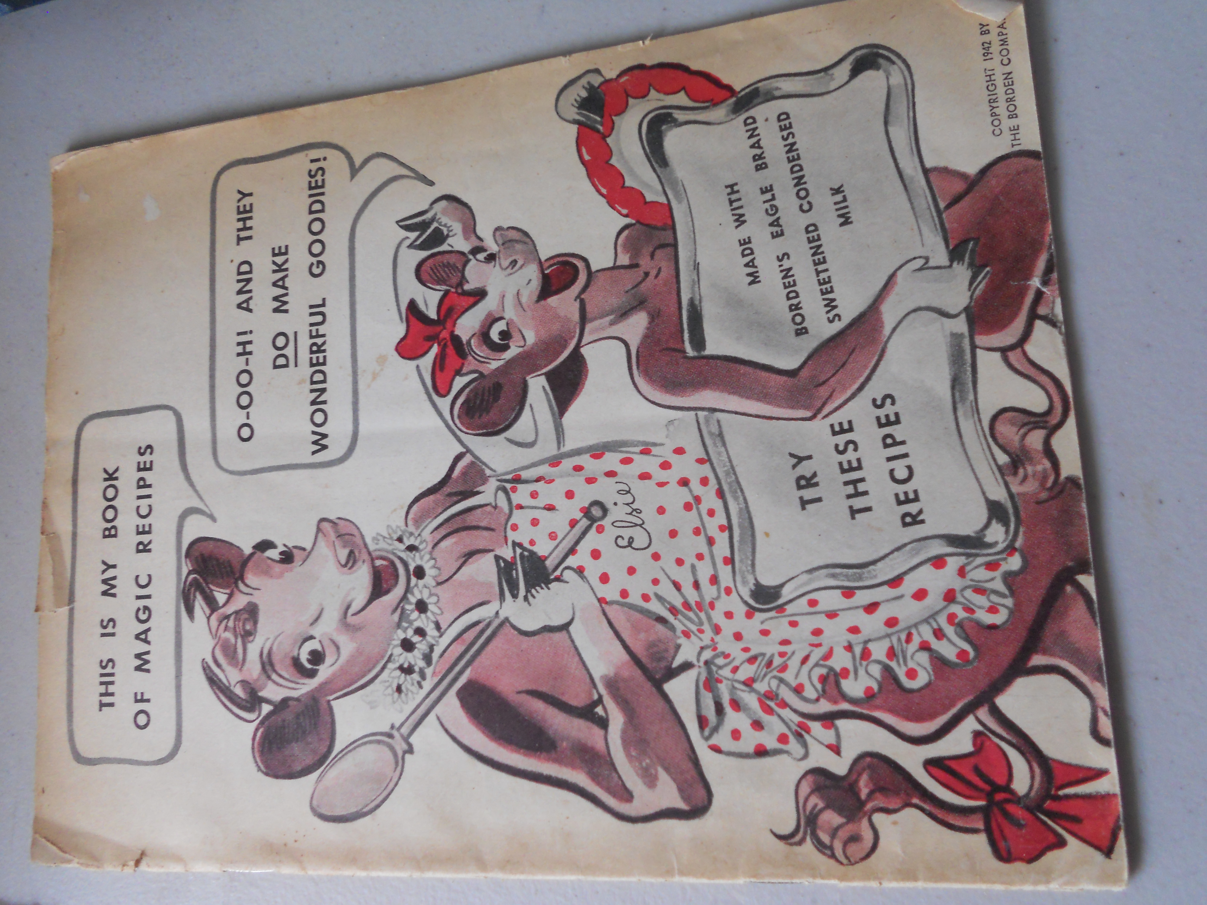 Elsie the Cow Book, Magic Recipes, 1942