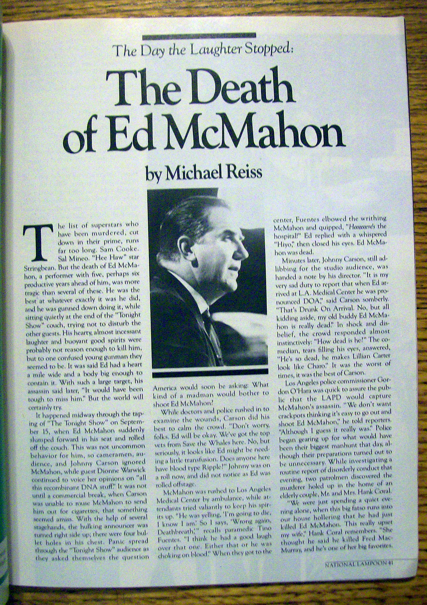 National Lampoon Magazine #40-November 1981