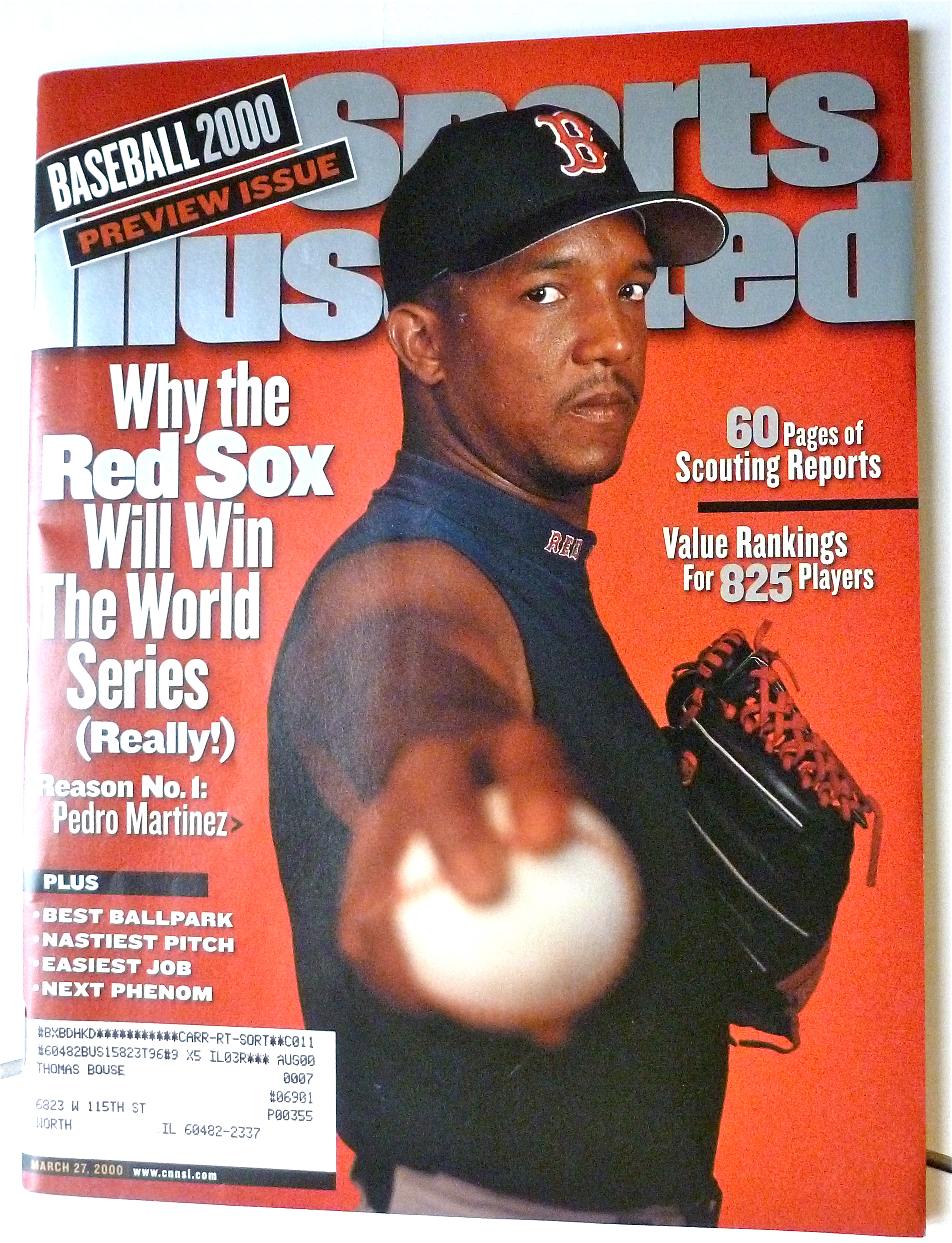Sports Illustrated Magazine-March 27, 2000-P. Martinez