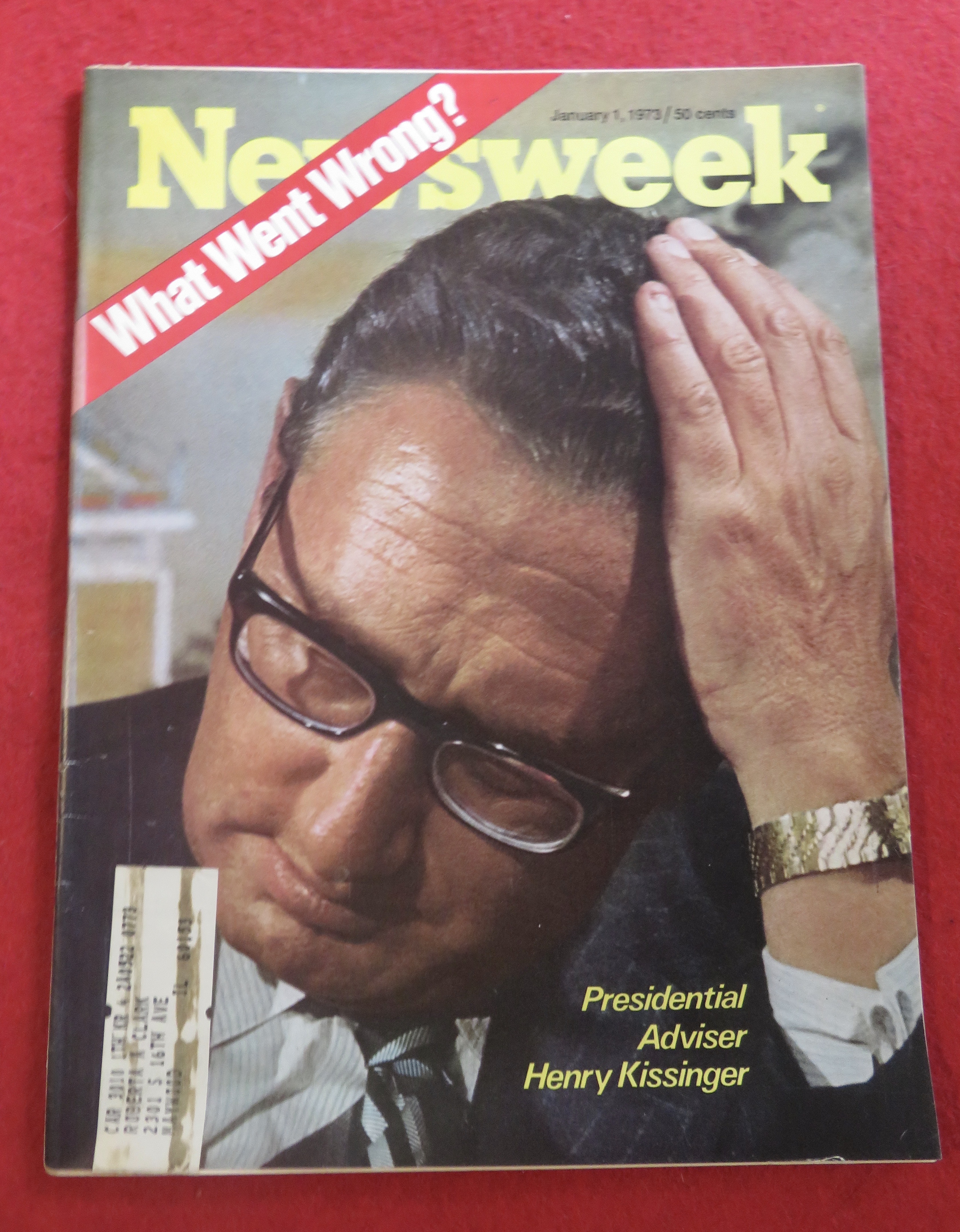 Newsweek Magazine January 1, 1973 Henry Kissinger