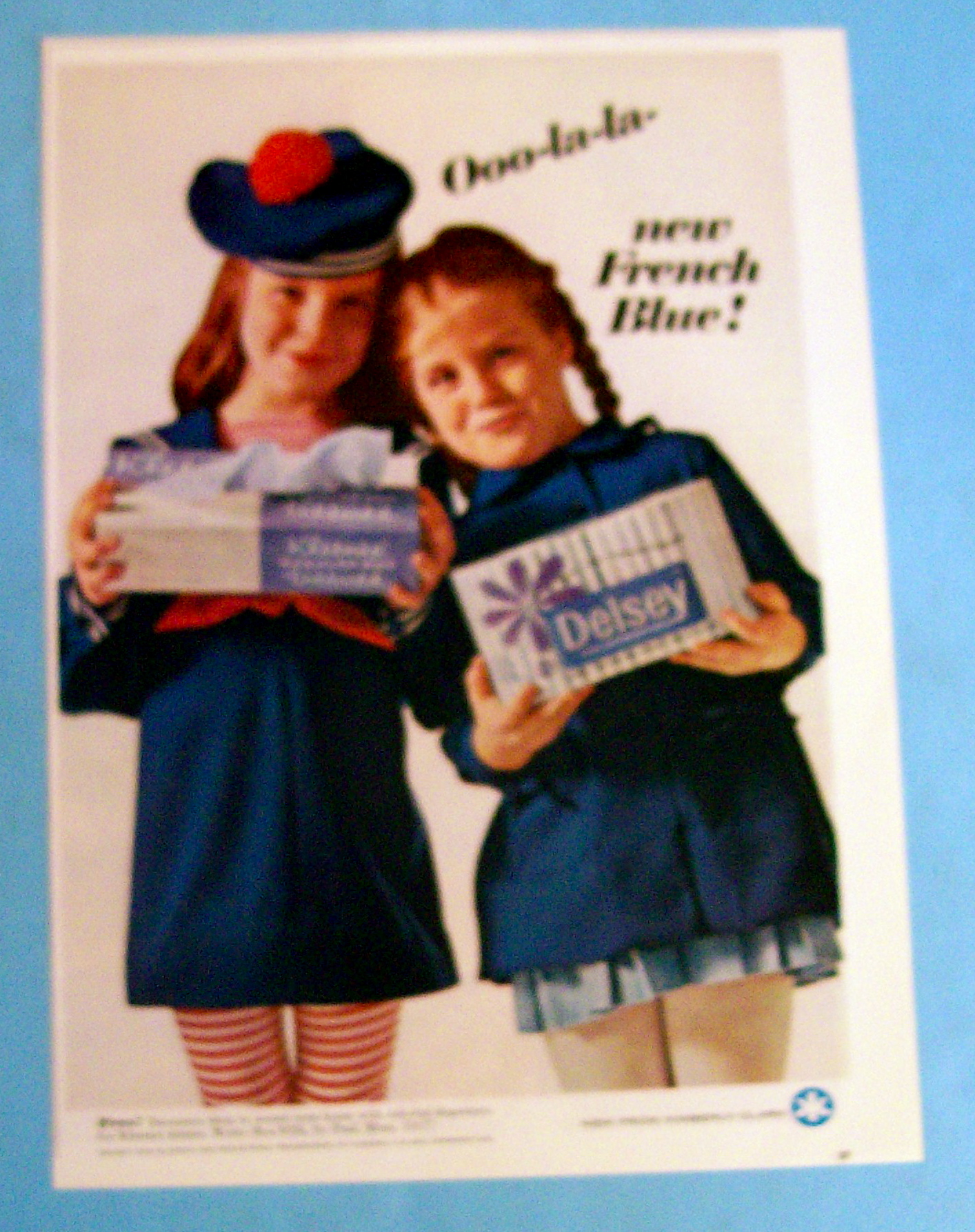 Vintage Ad: 1966 Delsey Toilet Tissue