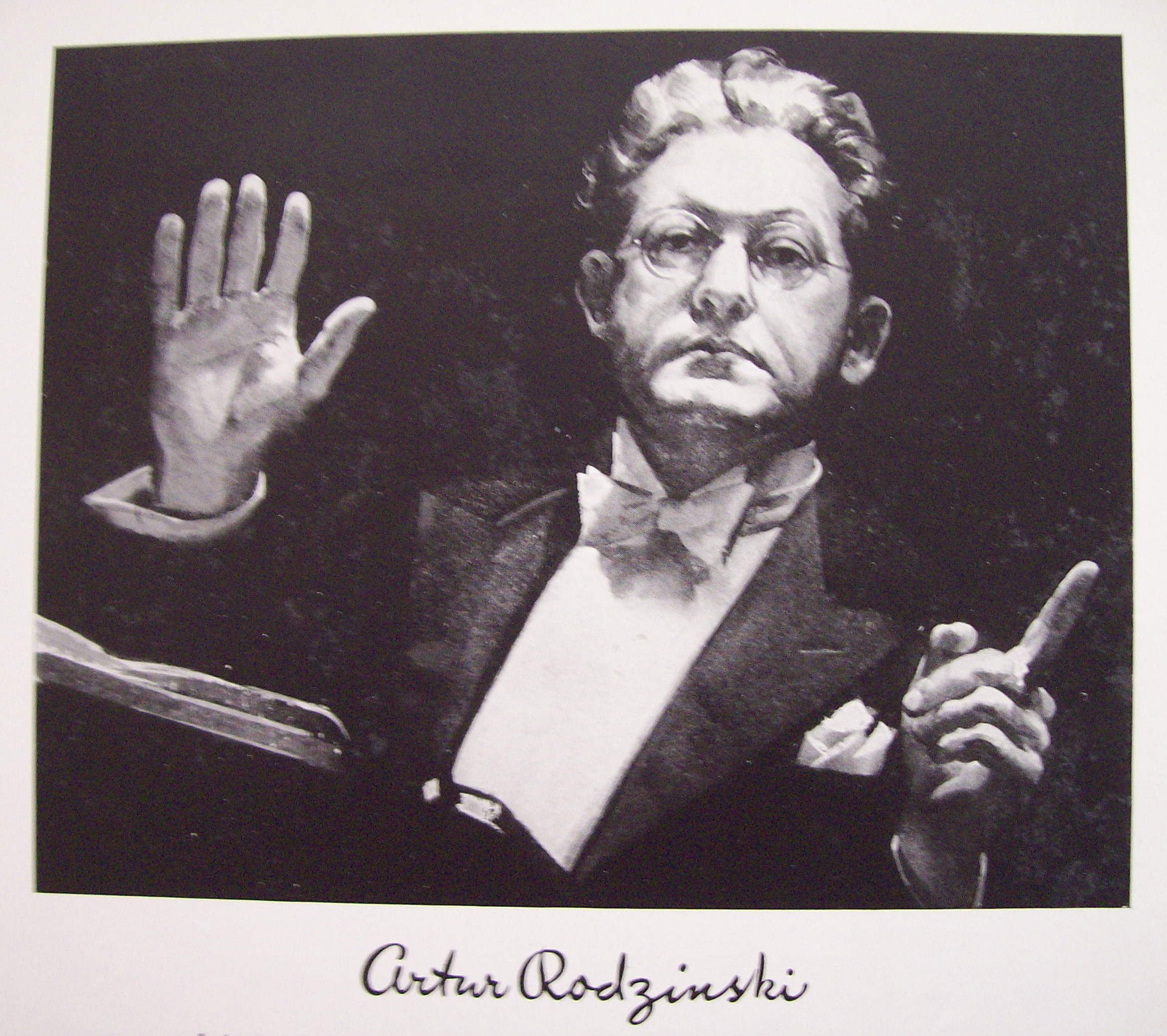 1943 Magnavox Radio with Conductor Artur Rodzinski