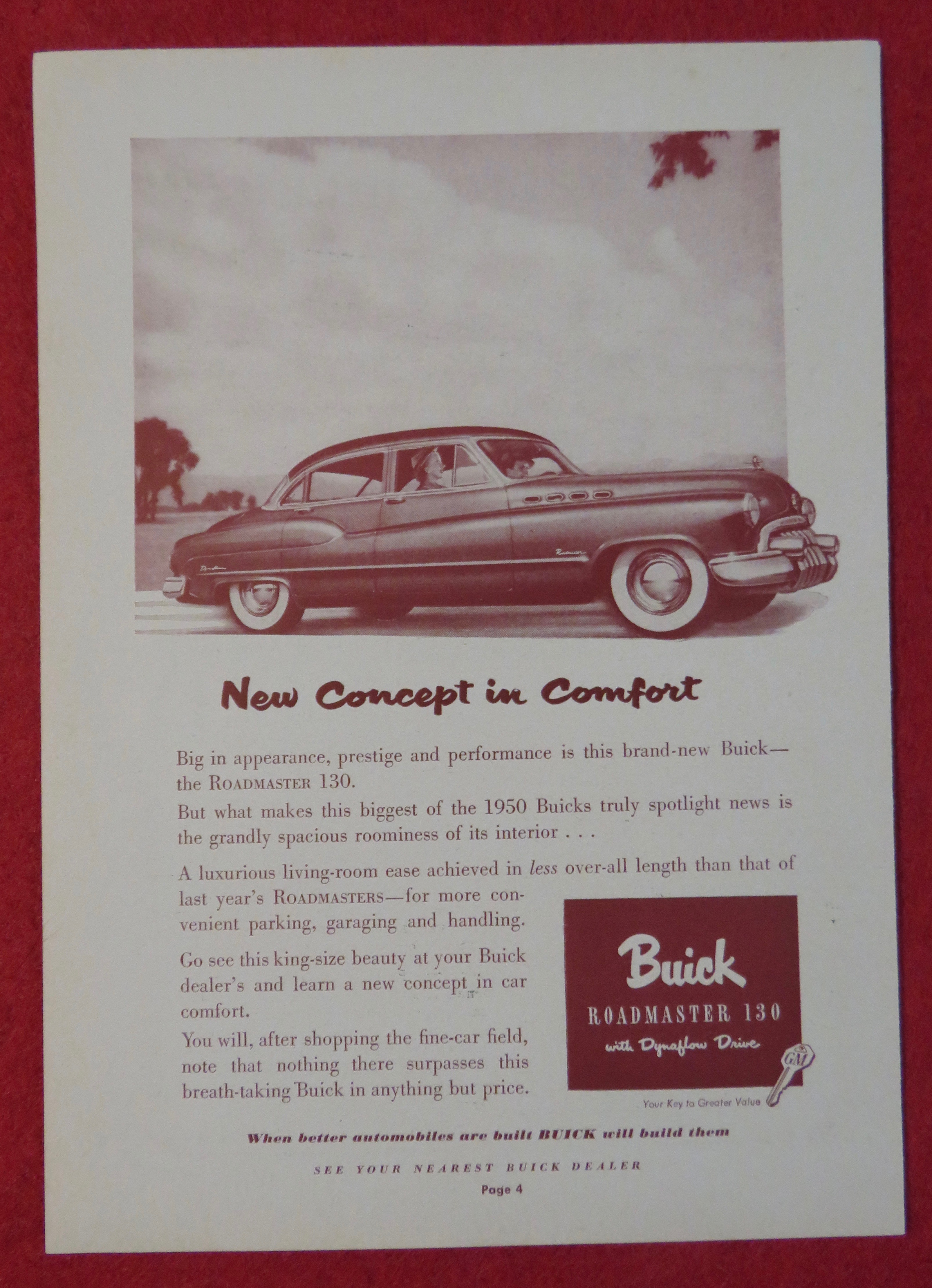 1950 Buick Automobiles with Roadmaster 130