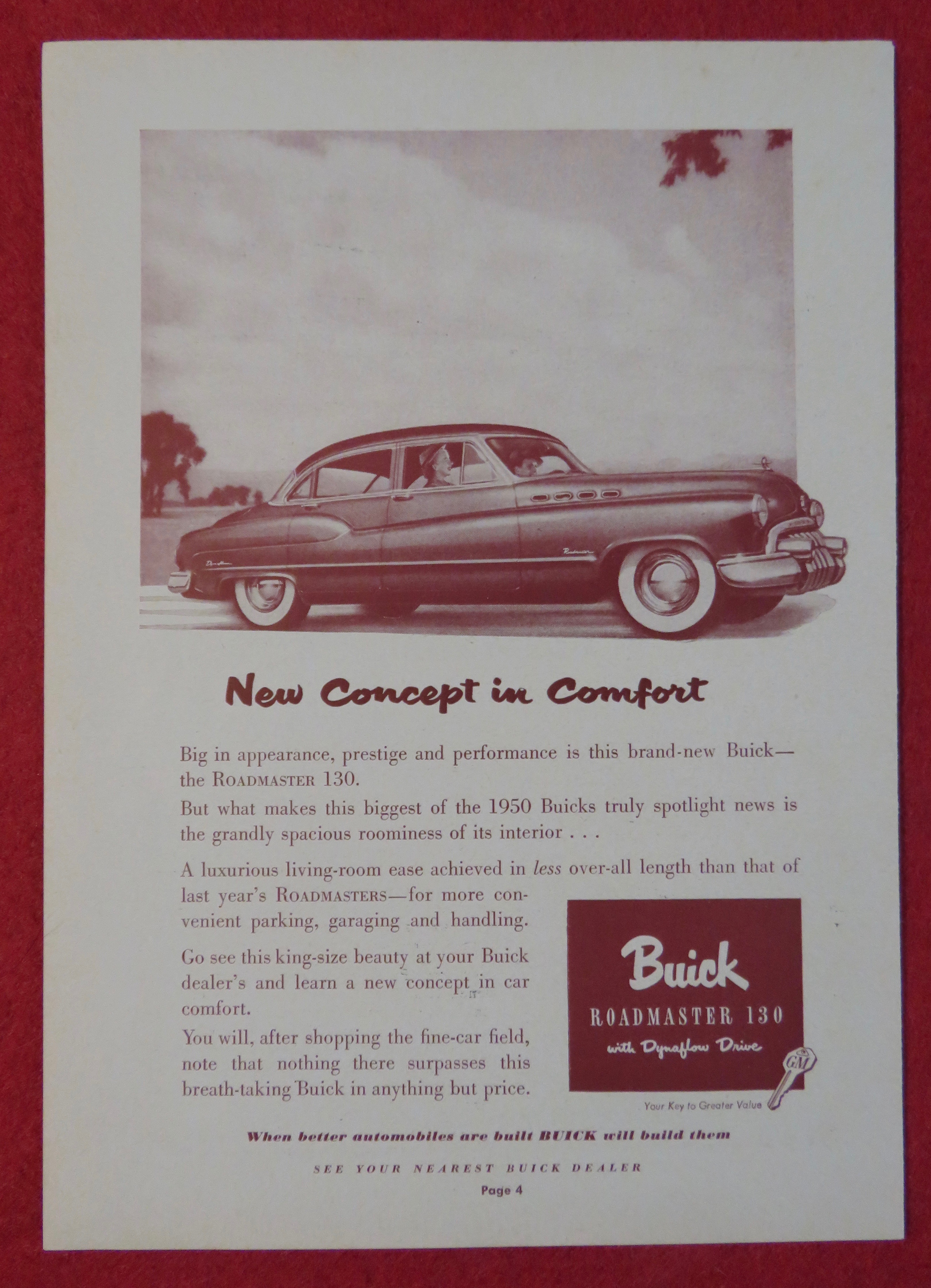 1950 Buick Automobiles with Roadmaster 130