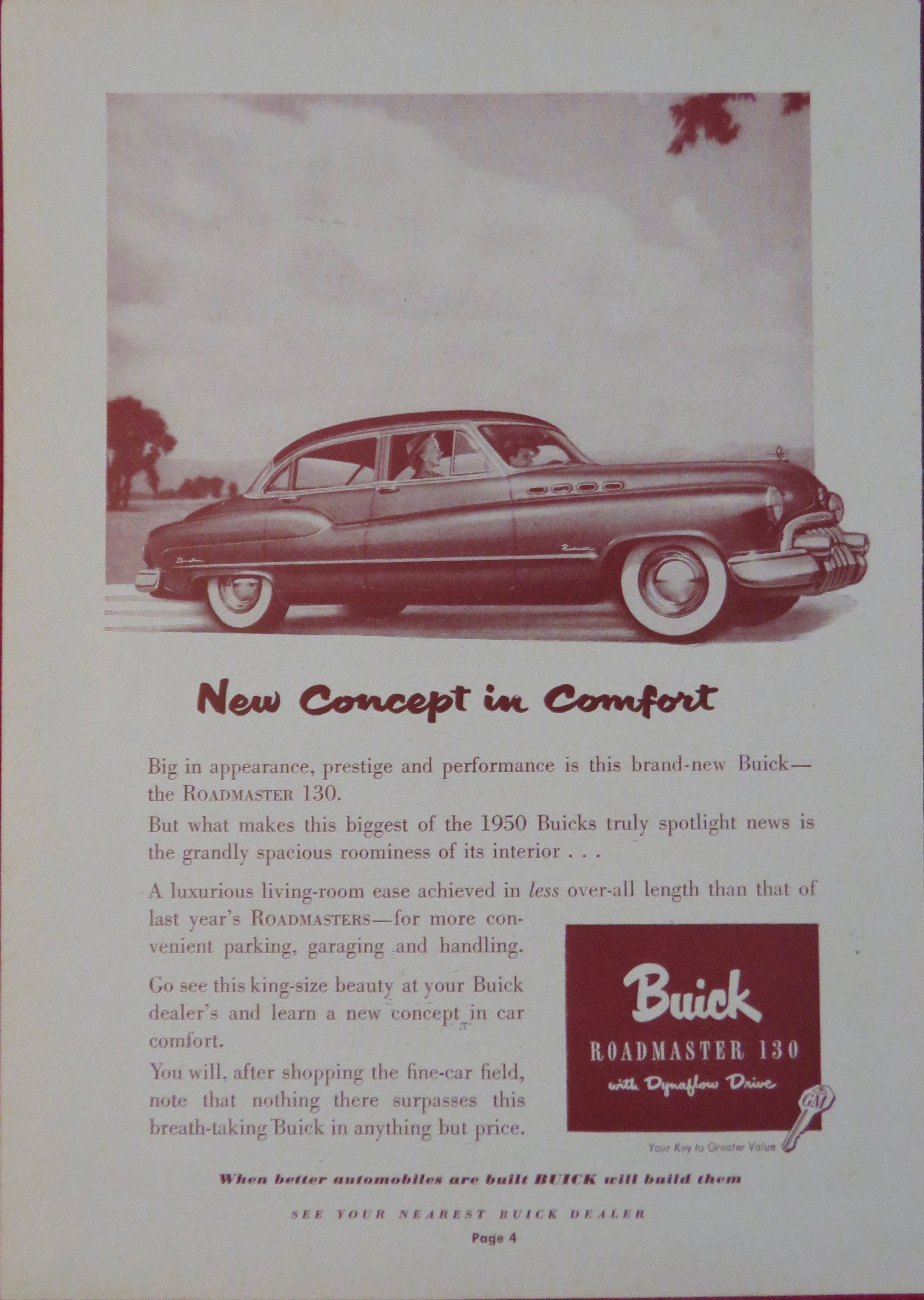 1950 Buick Automobiles with Roadmaster 130