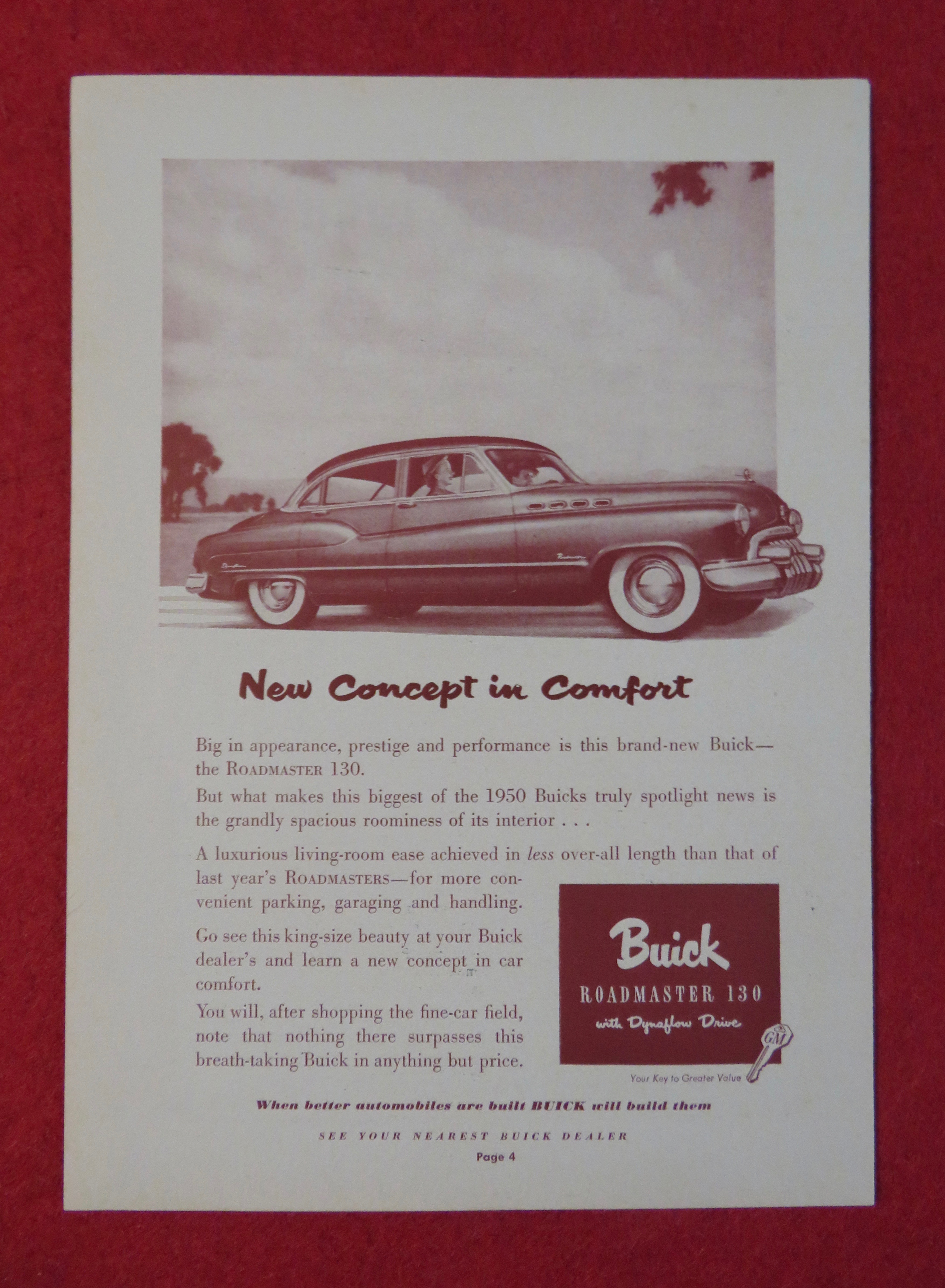 1950 Buick Automobiles with Roadmaster 130