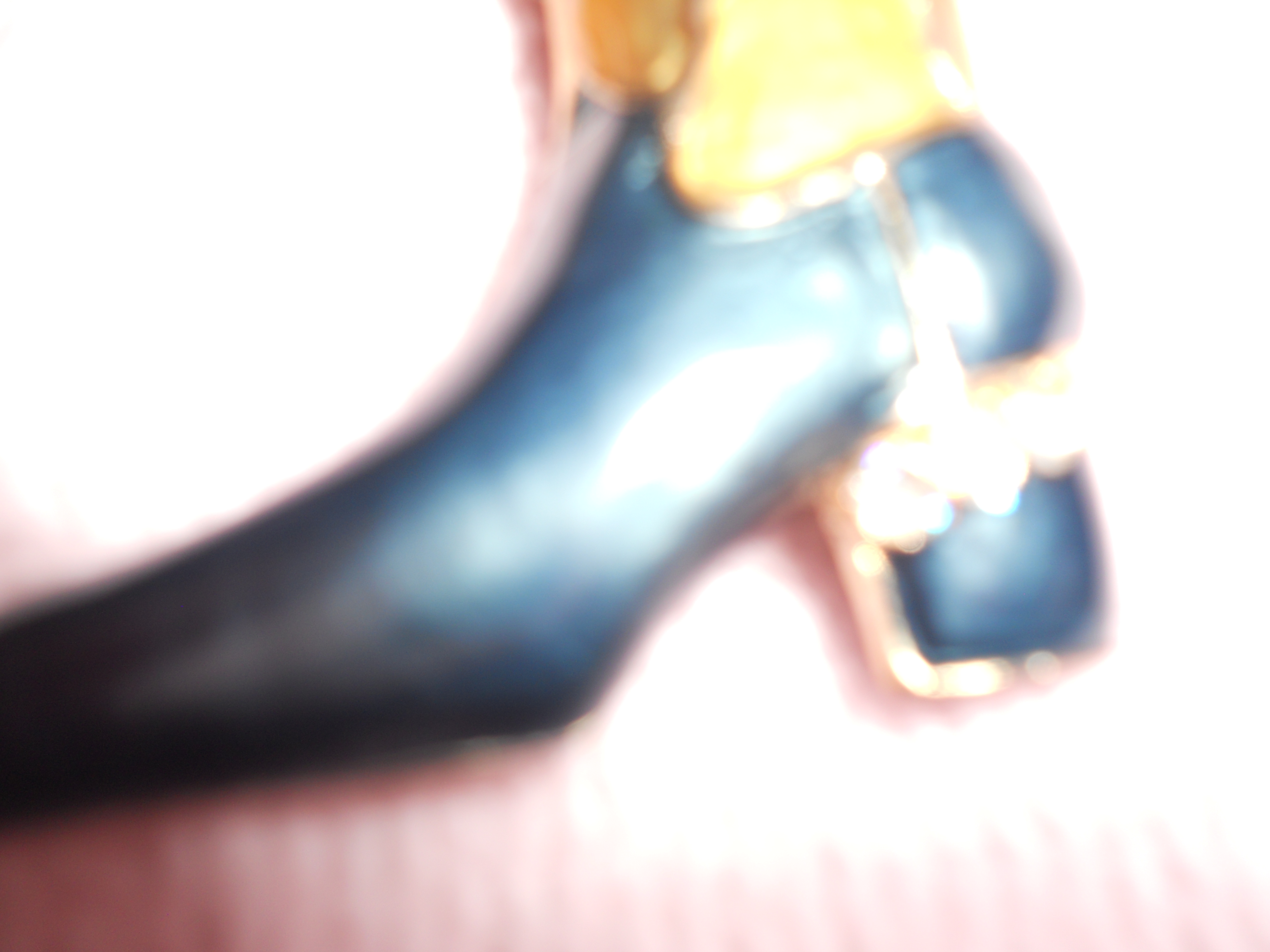 Cowgirl Boot Pin Enameled with Rhinestones