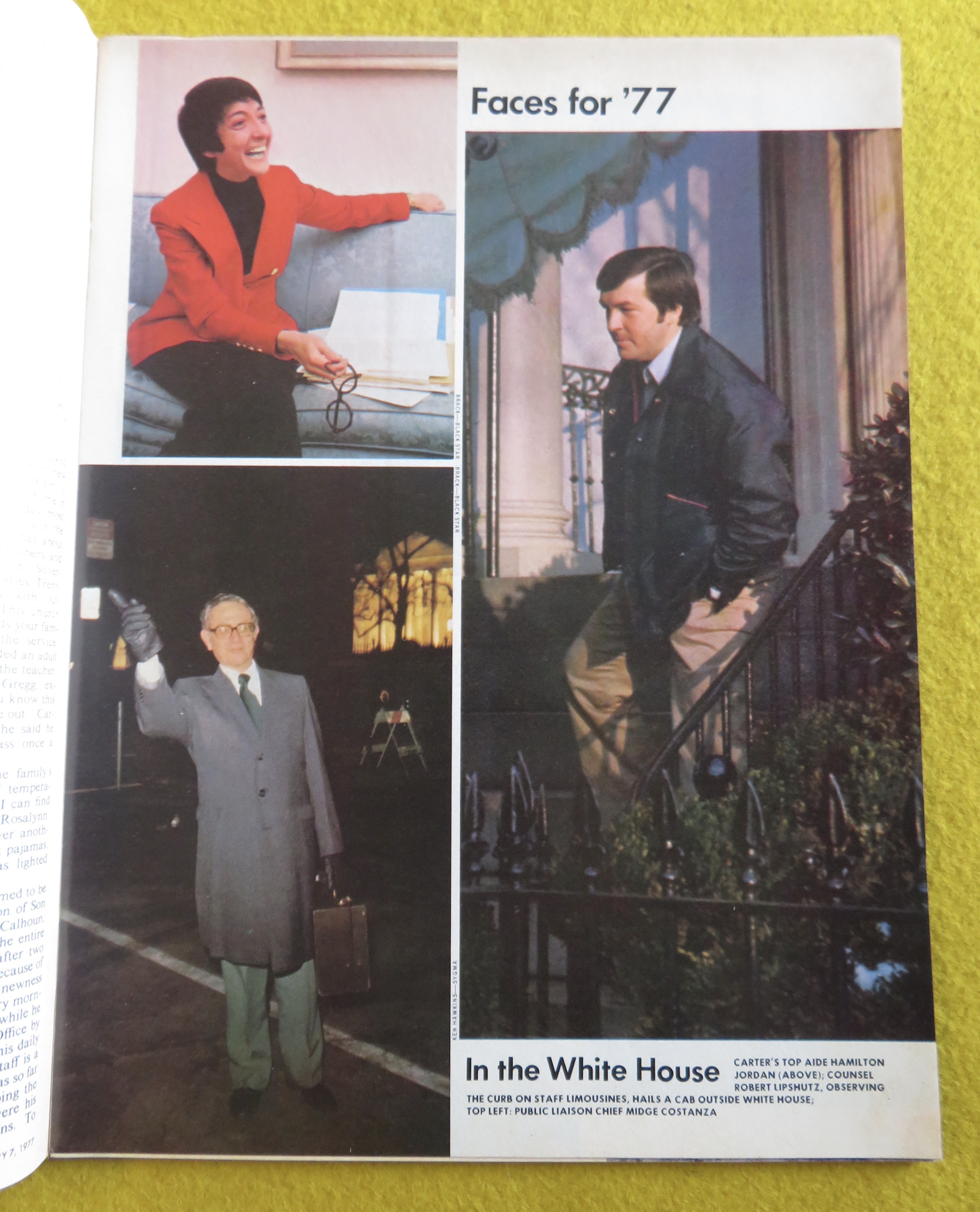 Time Magazine February 7, 1977 The Carters Move In