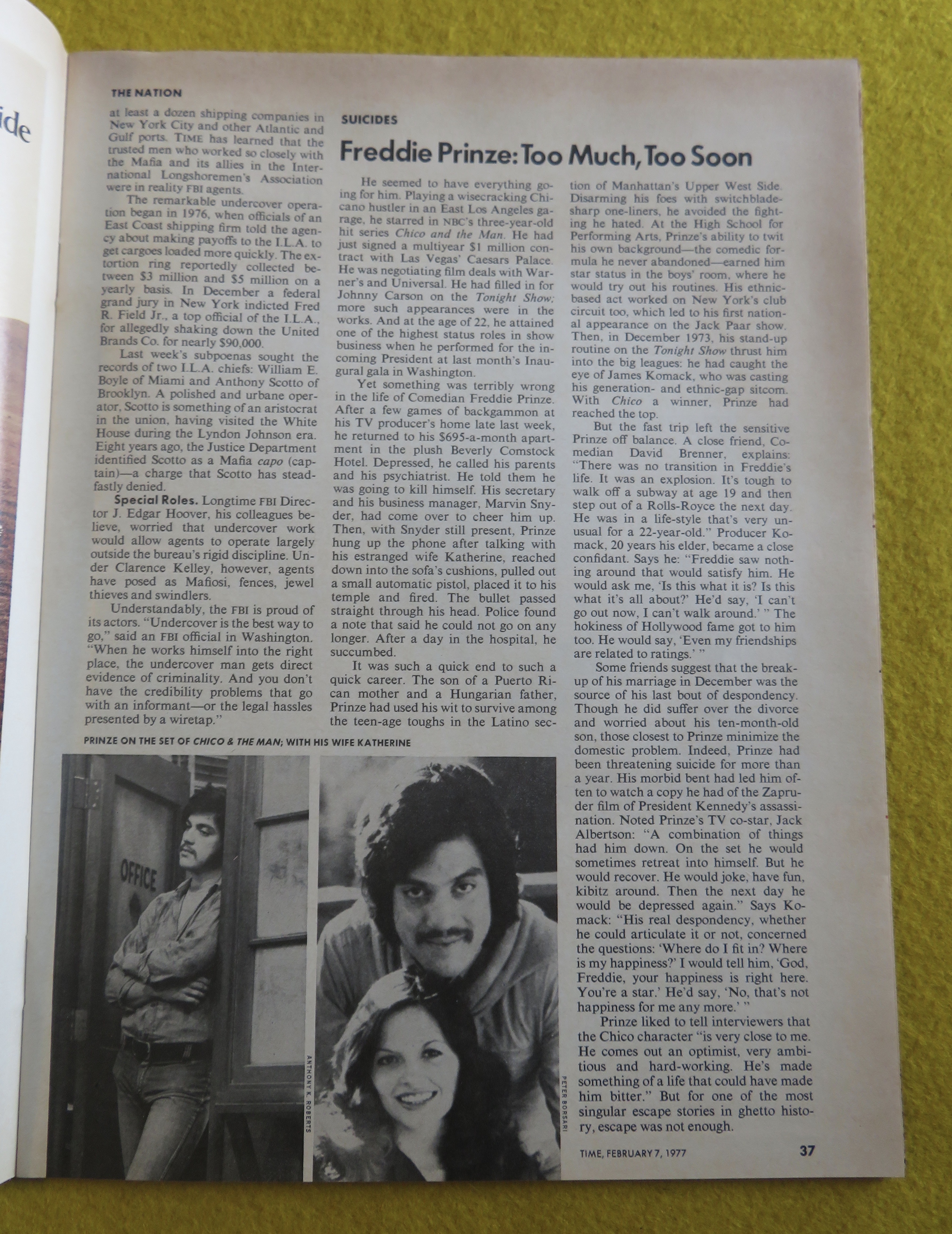 Time Magazine February 7, 1977 The Carters Move In