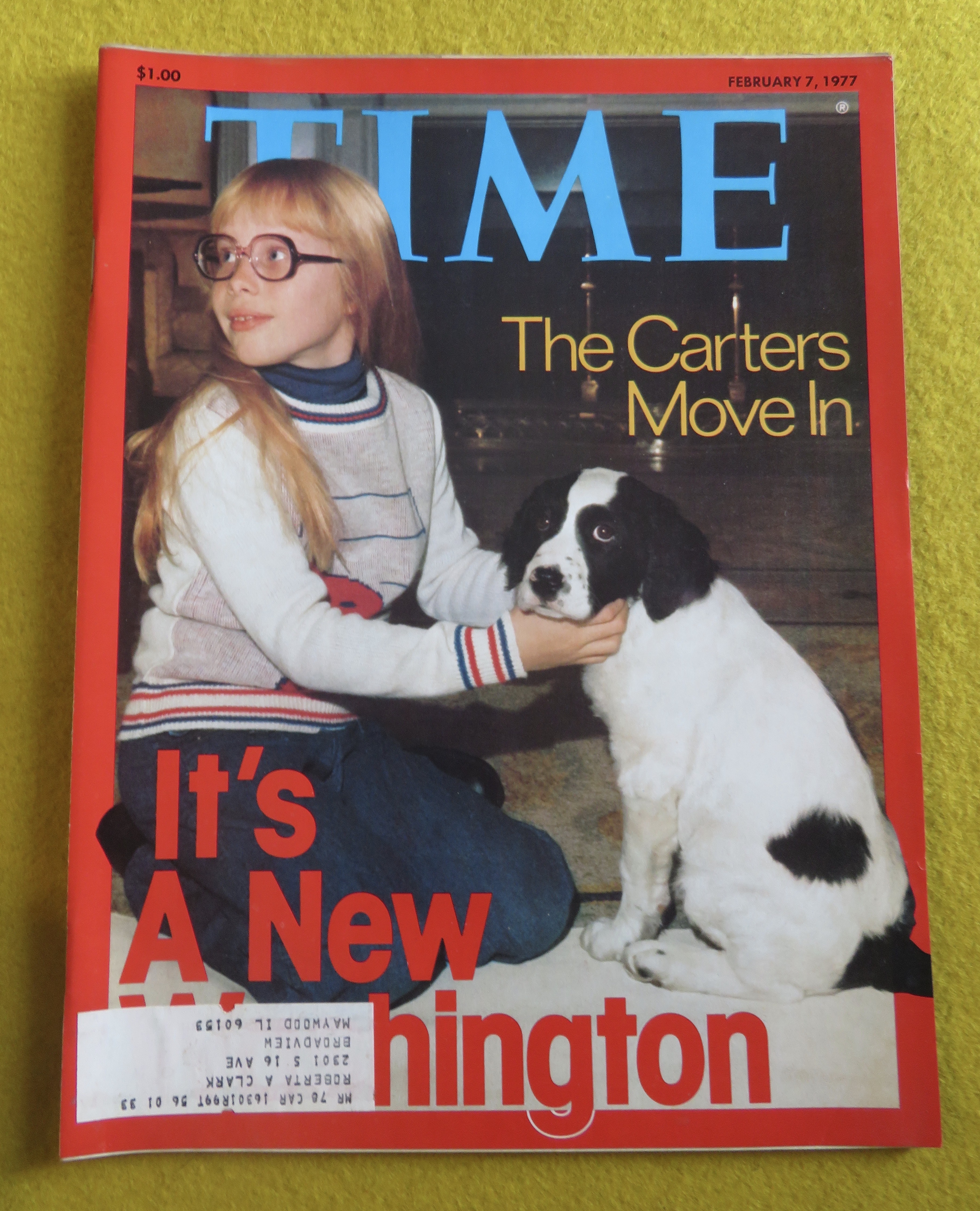Time Magazine February 7, 1977 The Carters Move In