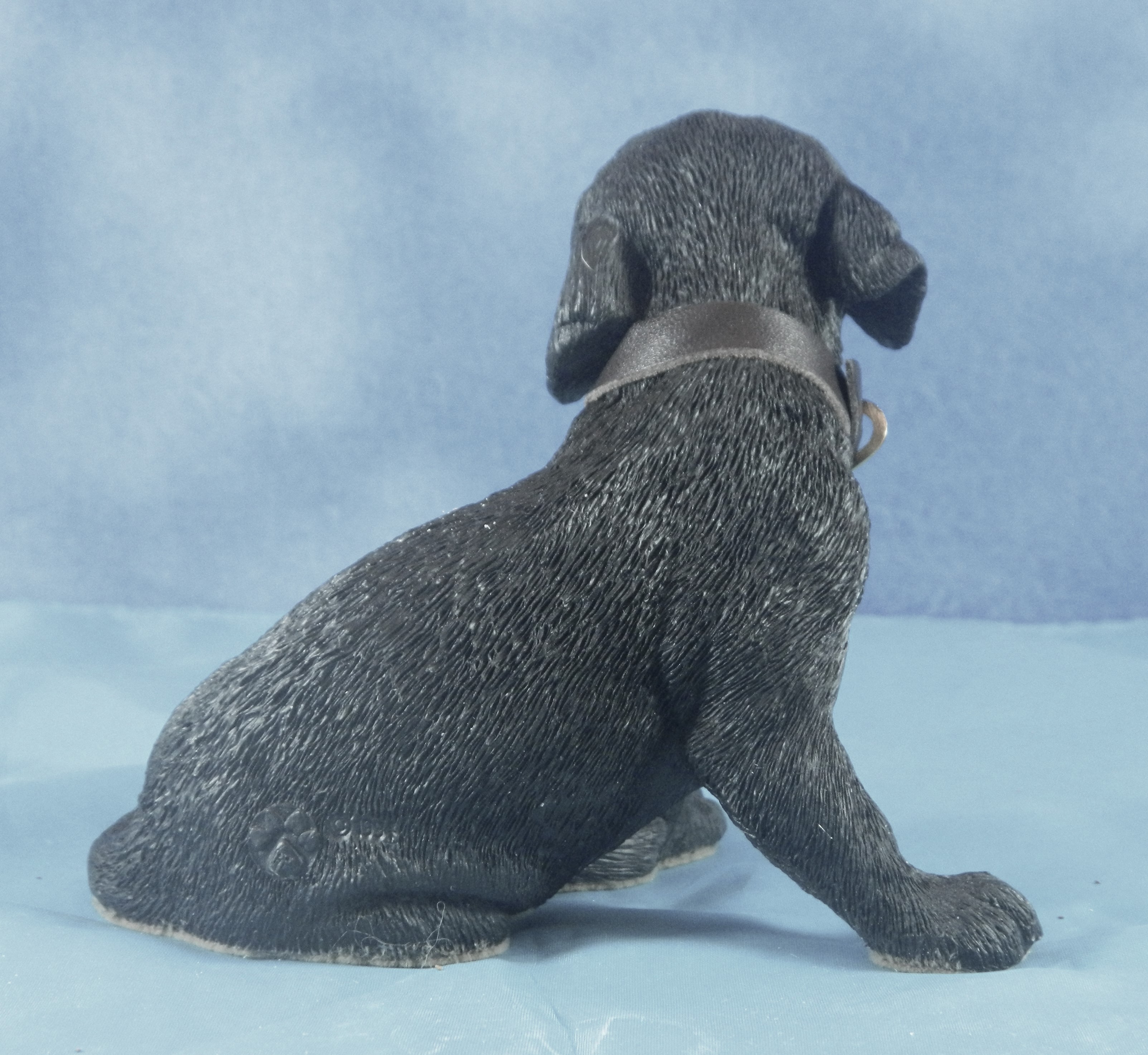 Barkers by Paw Prints Resin Black Lab Puppy