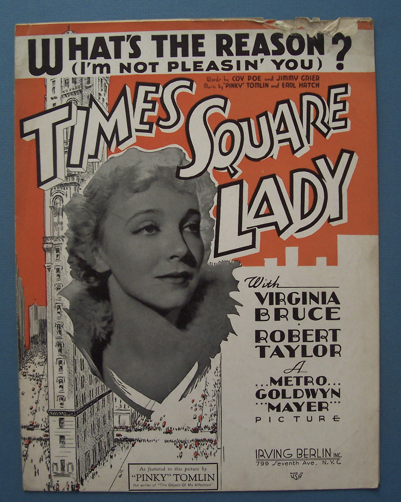 Sheet Music For 1935 What's The Reason