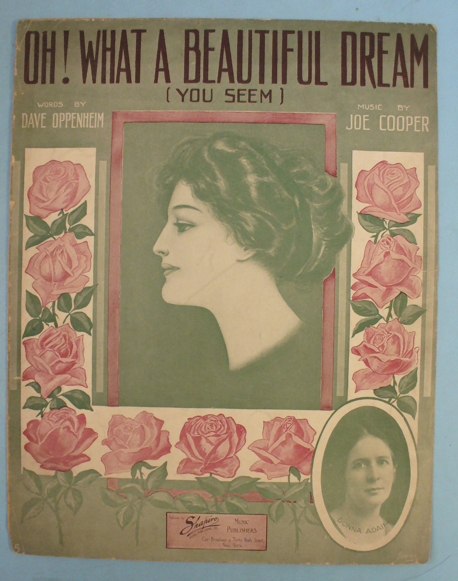 1912 Oh! What A Beautiful Dream by Joe Cooper